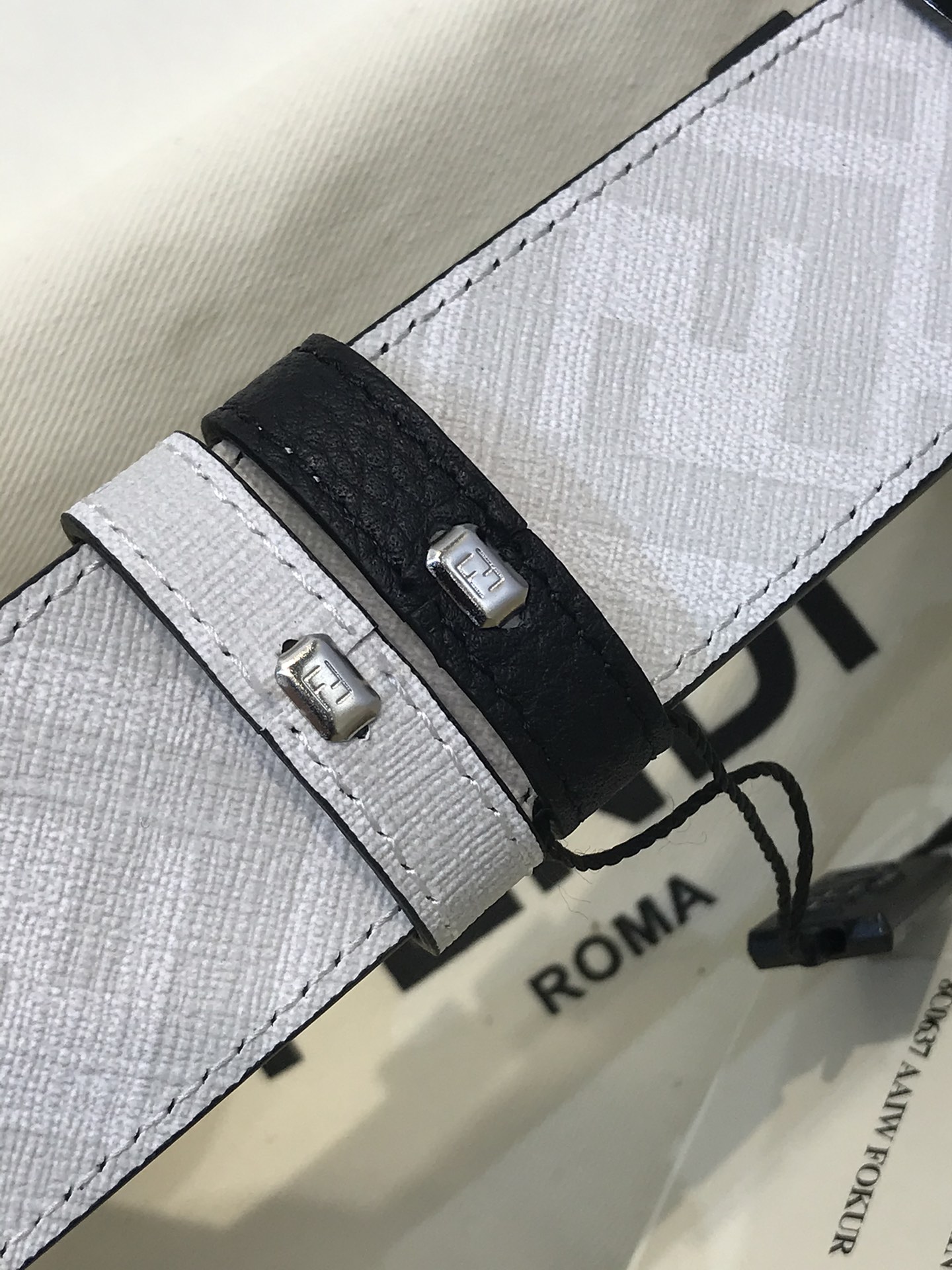 Fendi Leather Belt Cow Leather M