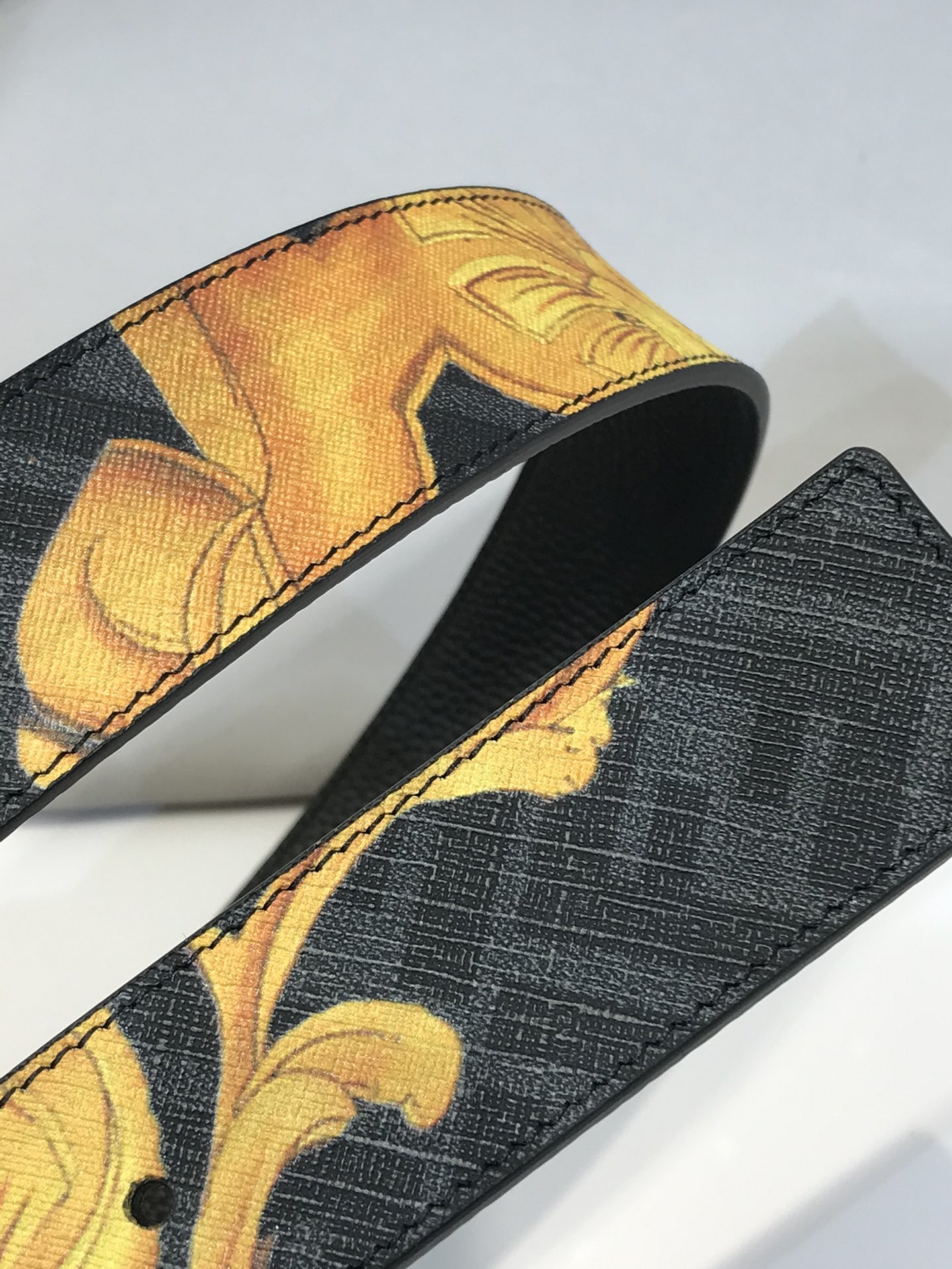 Fendi Leather Belt Cow Leather M