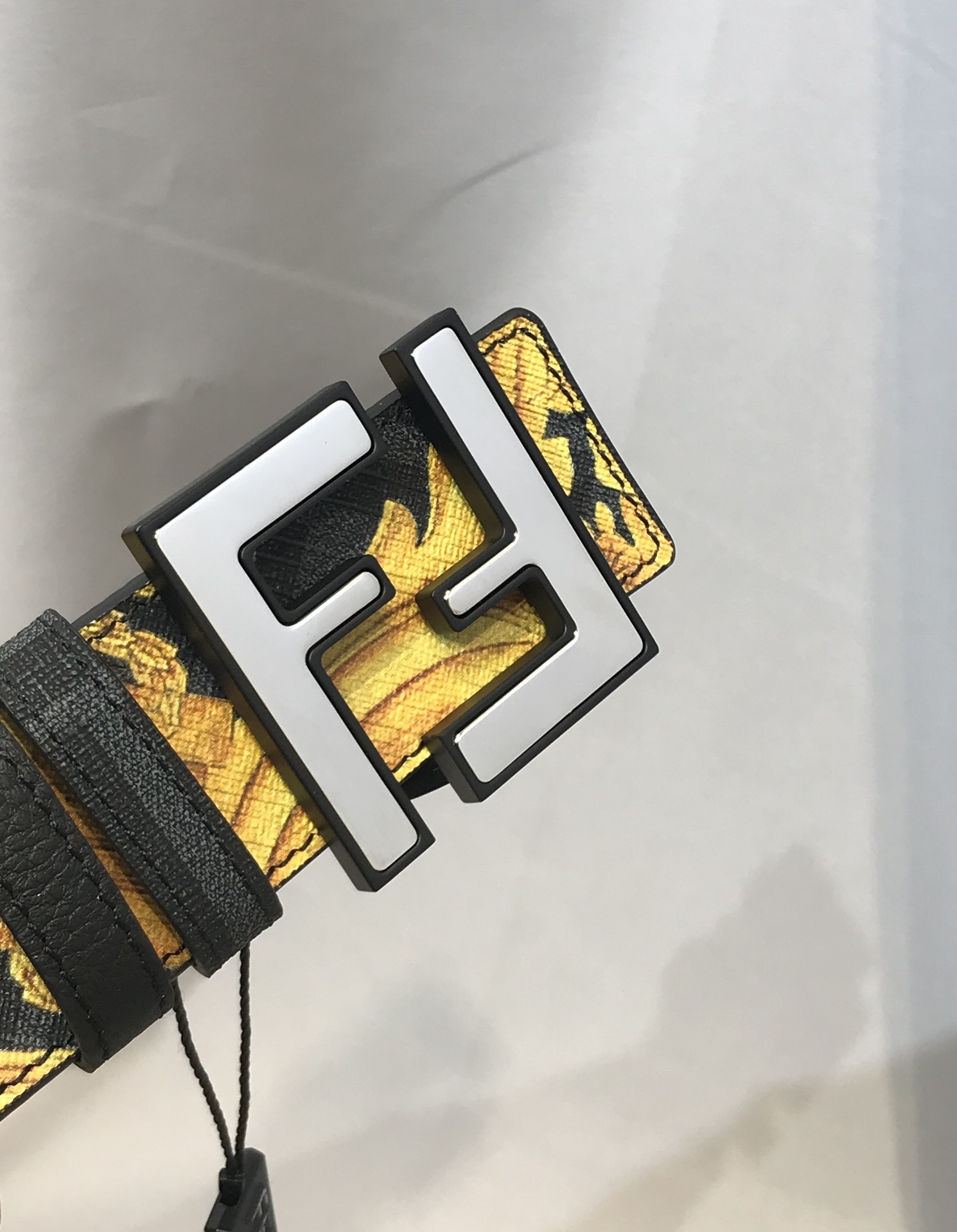 Fendi Leather Belt Cow Leather M