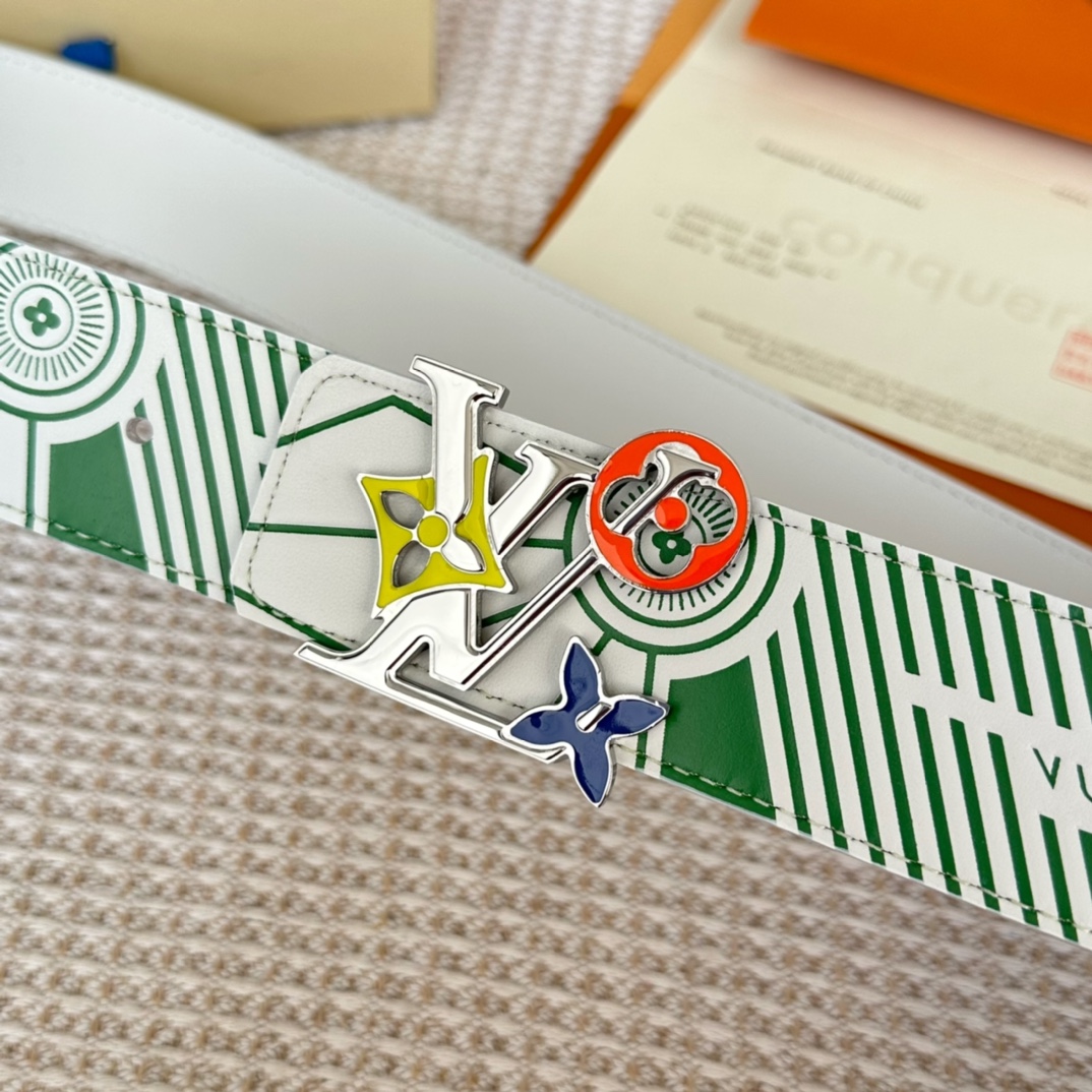 Louis Vuitton Basic Belt Cow Leather 40mm-m-l