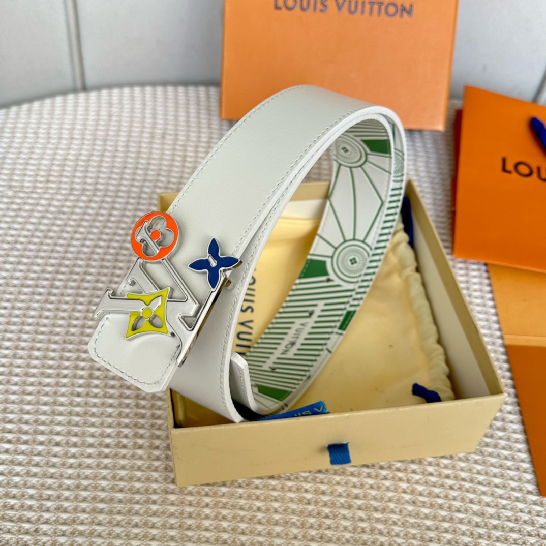 Louis Vuitton Basic Belt Cow Leather 40mm-m-l