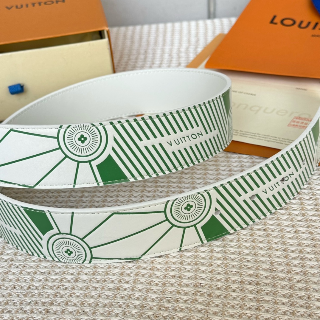 Louis Vuitton Basic Belt Cow Leather 40mm-m-l