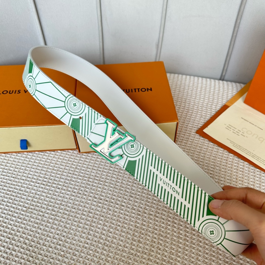 Louis Vuitton Basic Belt Cow Leather 40mm-m-l