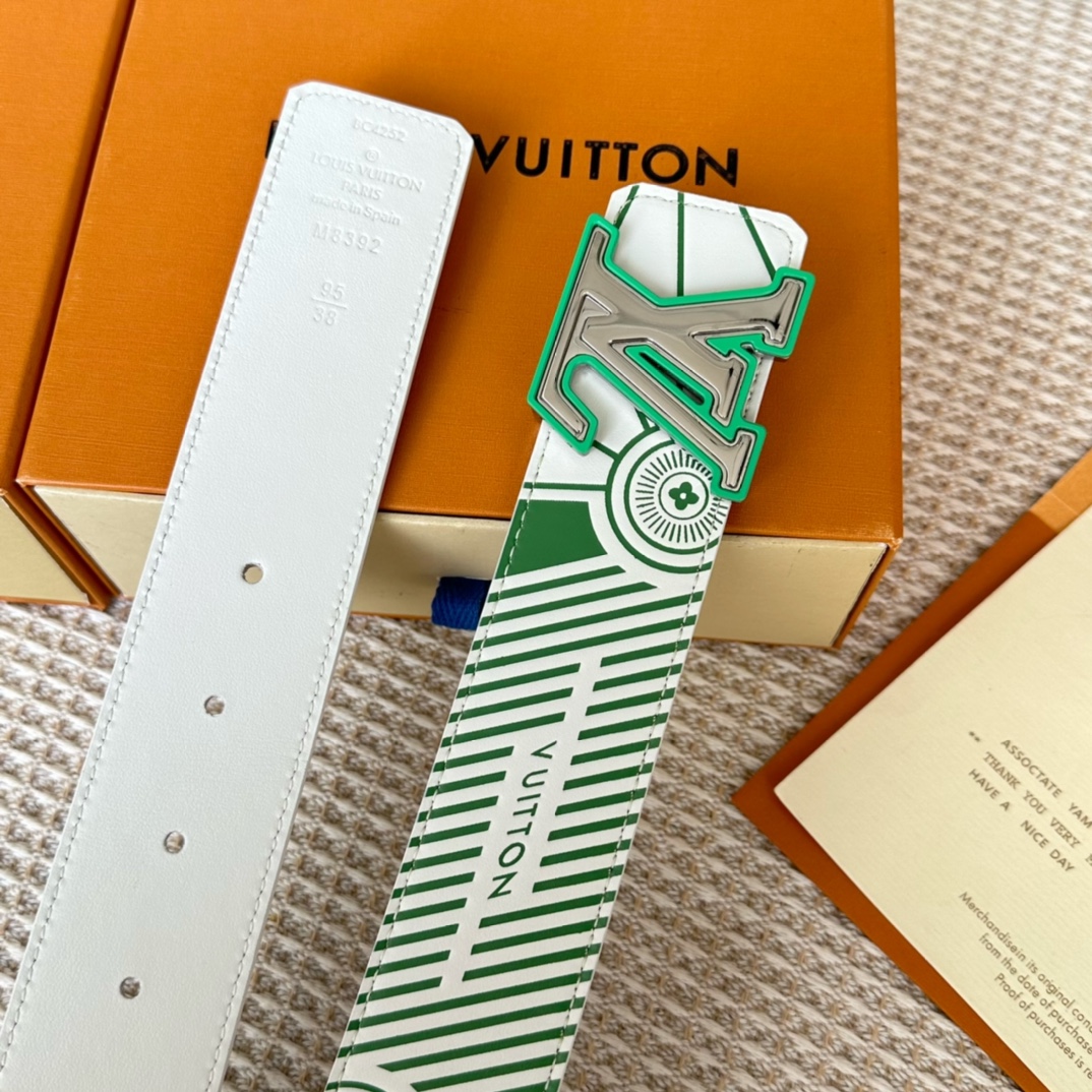 Louis Vuitton Basic Belt Cow Leather 40mm-m-l