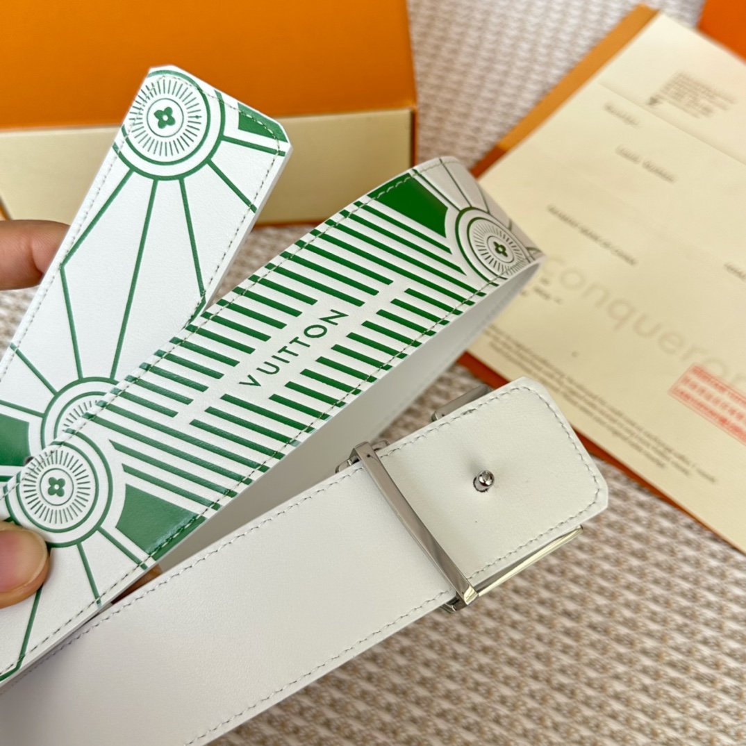 Louis Vuitton Basic Belt Cow Leather 40mm-m-l