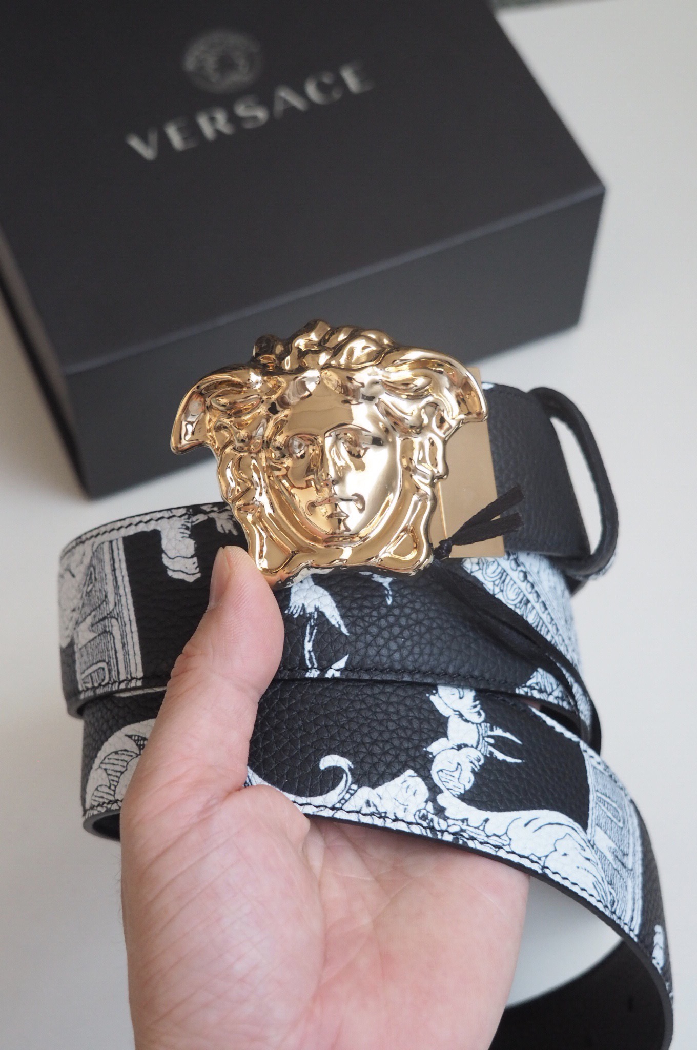 Versace Basic Belt Cow Leather S