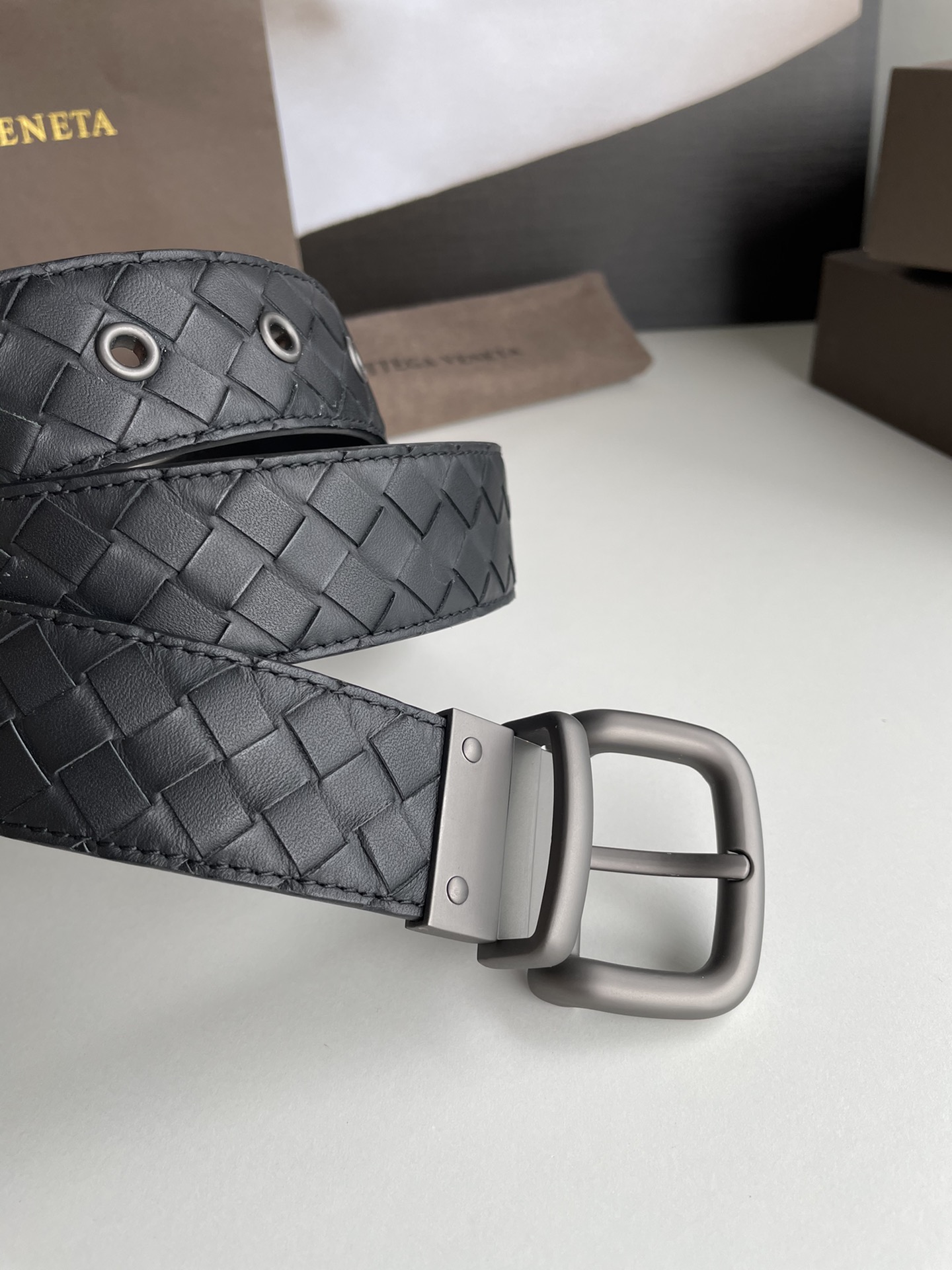 Bottega Veneta Pin Buckle Belt M