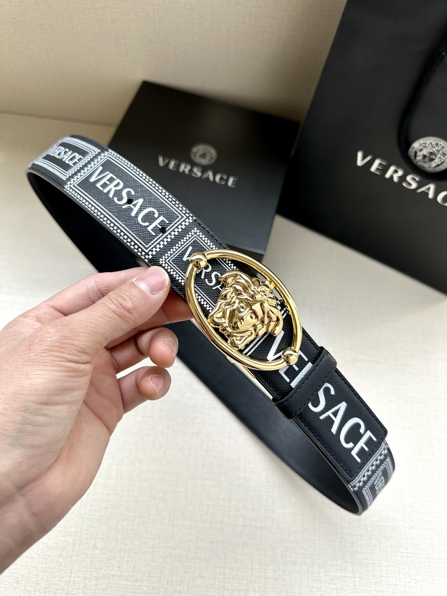 Versace Male Basic Belt S-m