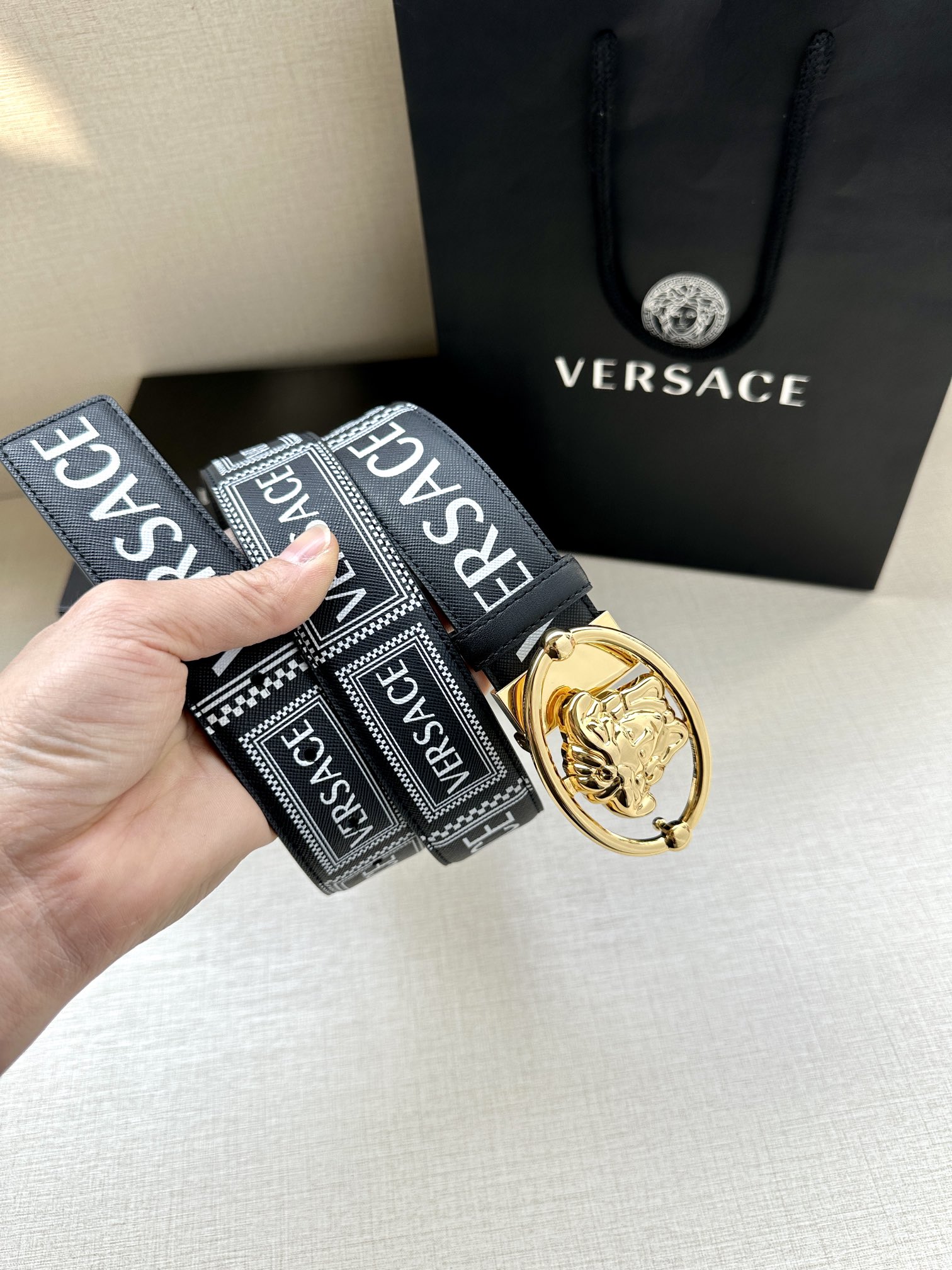 Versace Male Basic Belt S-m