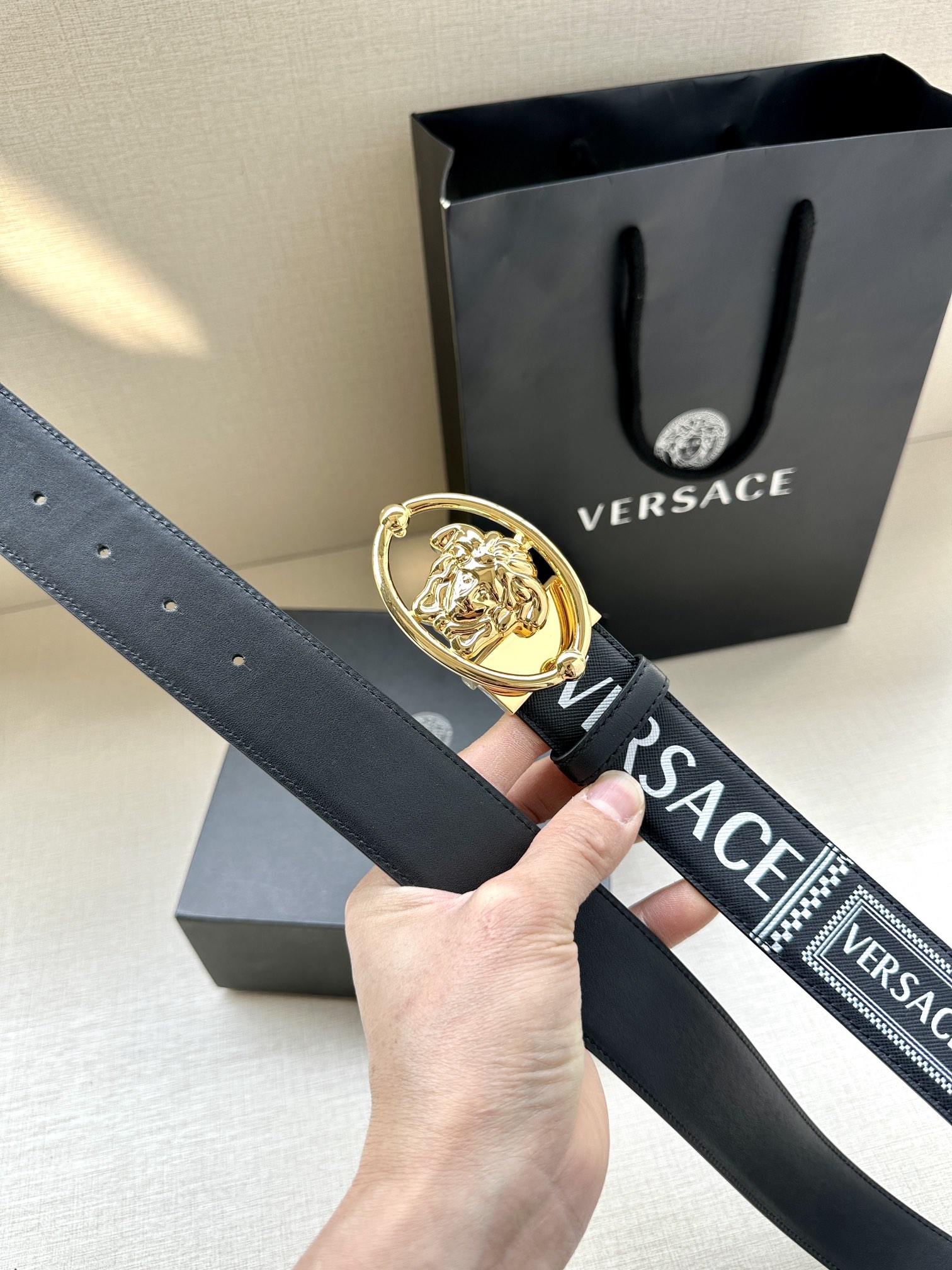 Versace Male Basic Belt S-m