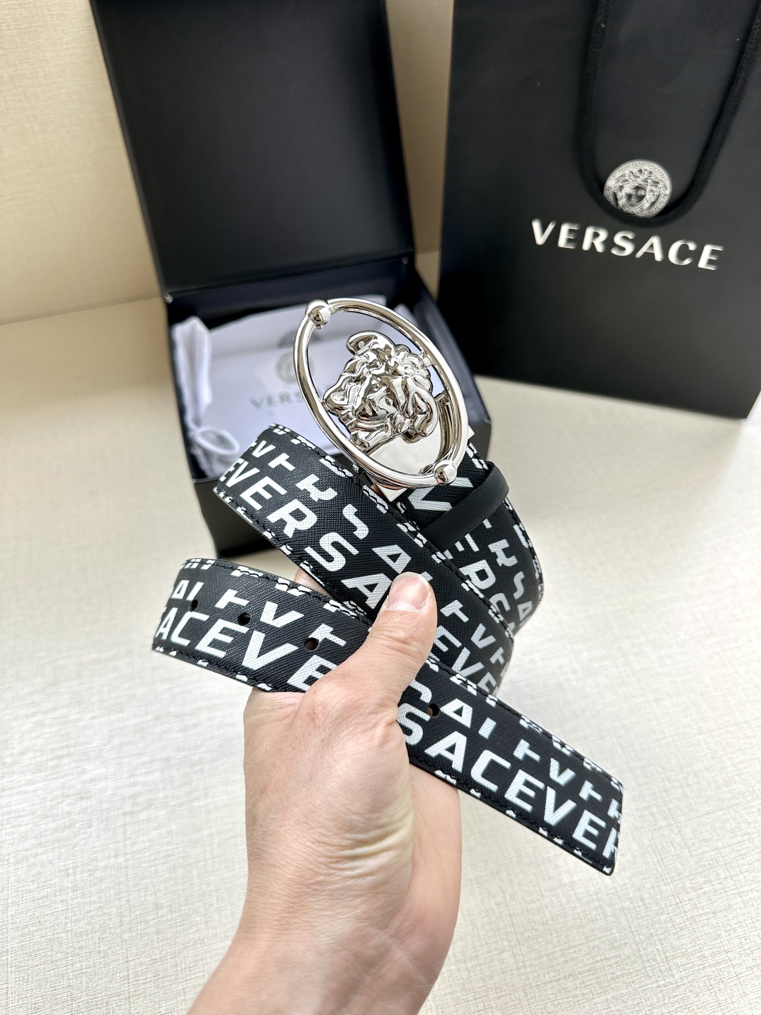 Versace Male Basic Belt S-m