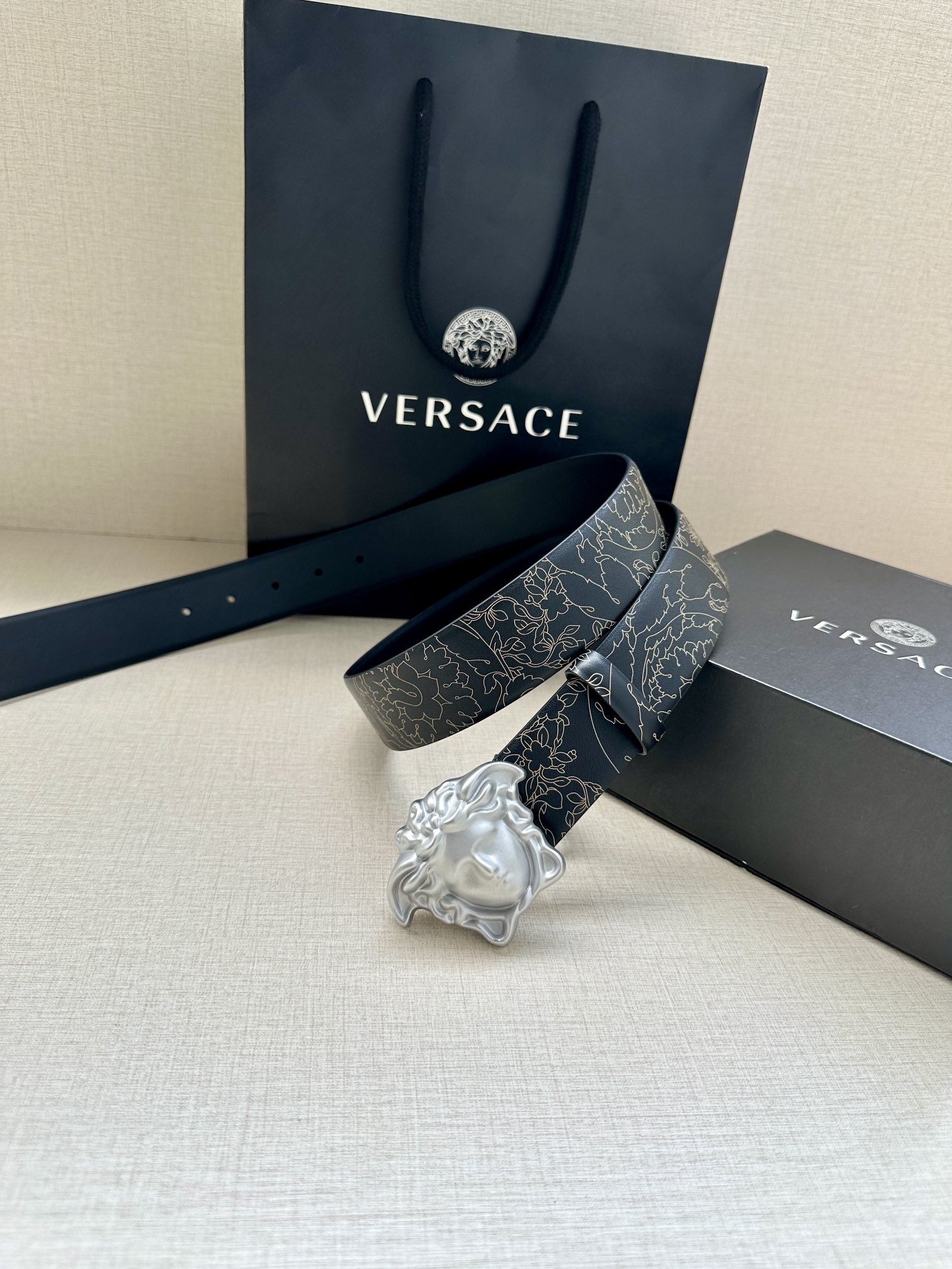 Versace Leather Belt S-m-l