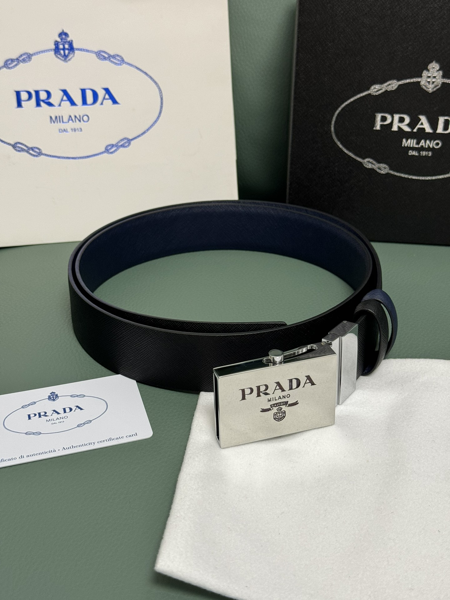 Prada Male Auto-lock Belt M