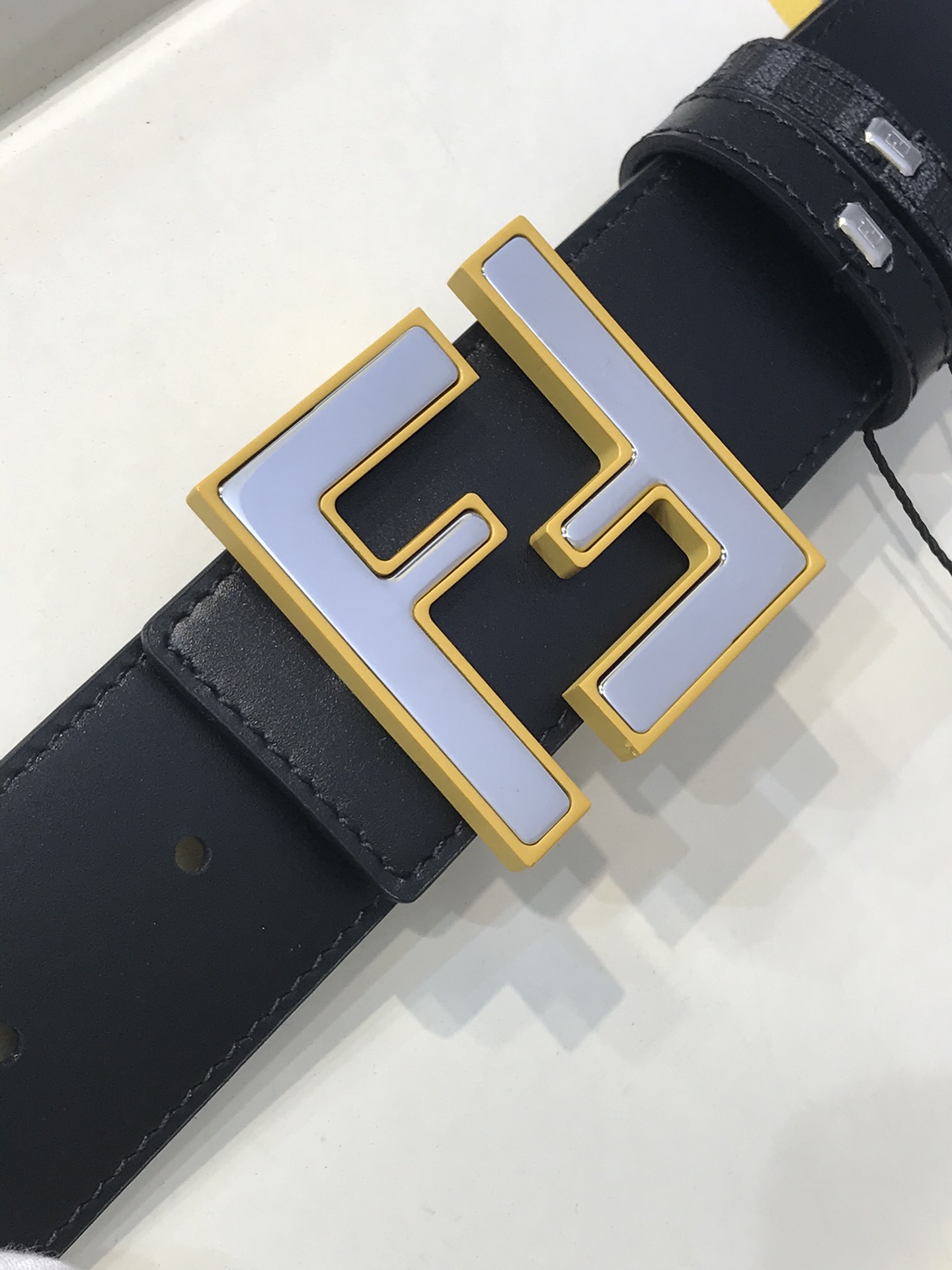 Fendi Leather Belt Cow Leather M