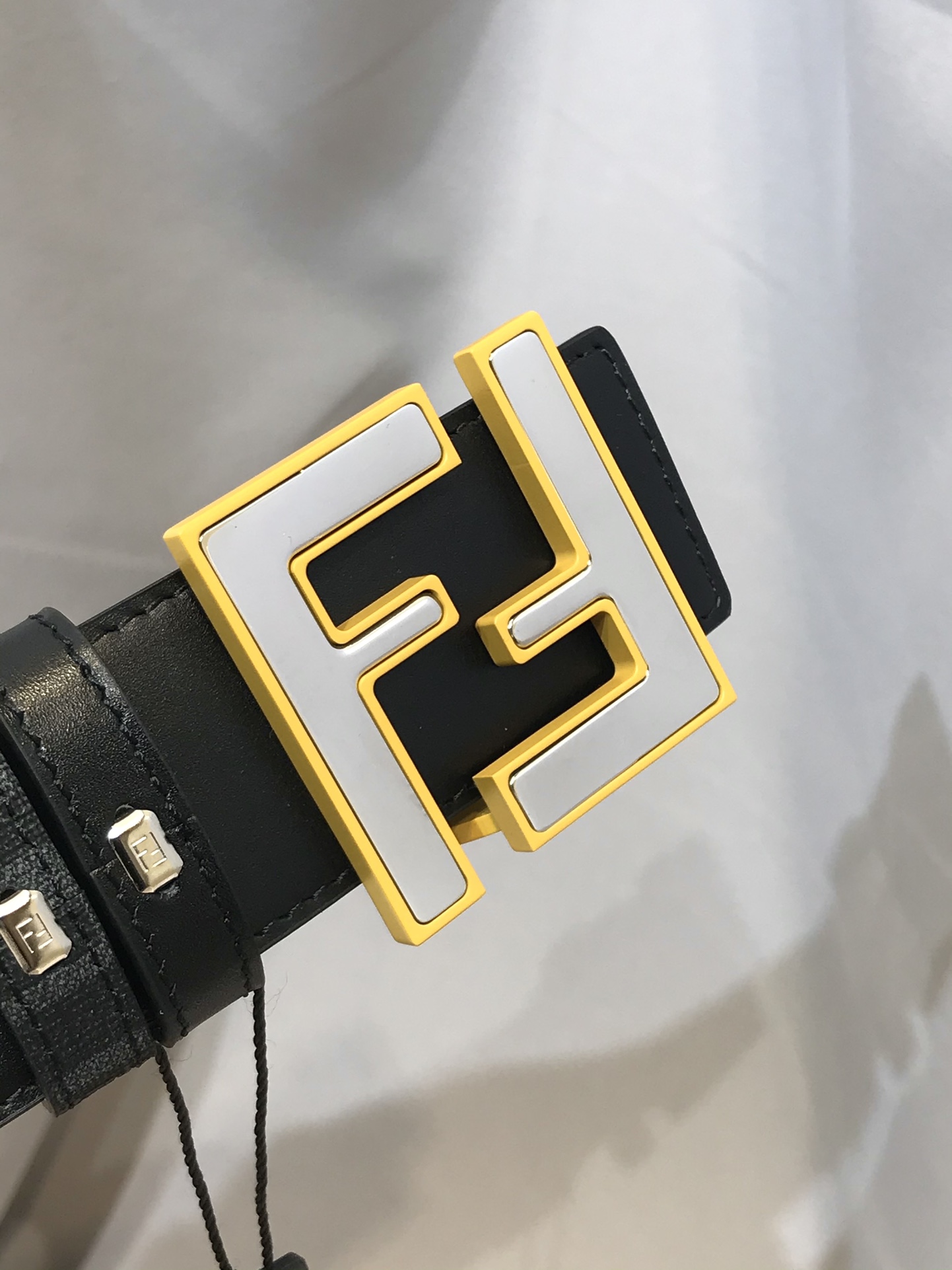 Fendi Leather Belt Cow Leather M