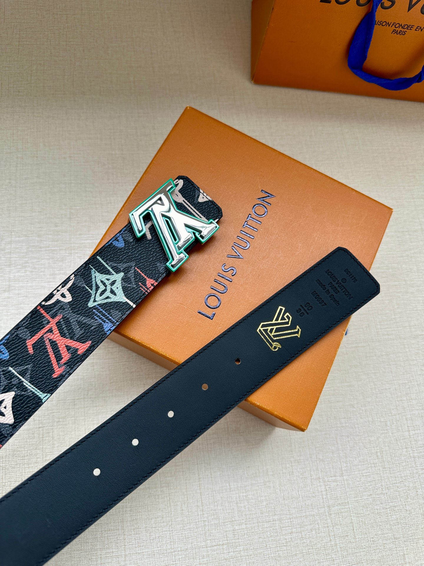 Louis Vuitton Basic Belt Cow Leather S-m-l