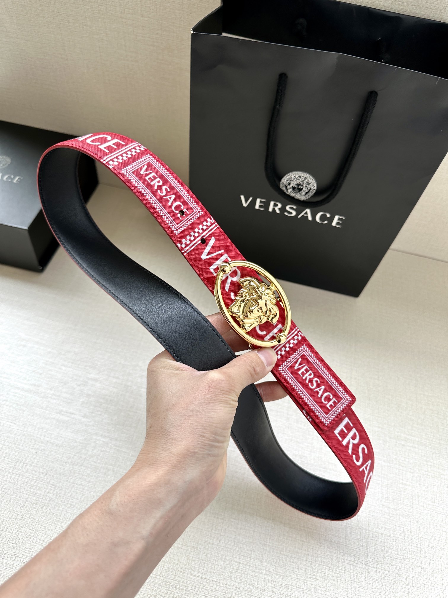 Versace Male Basic Belt S-m