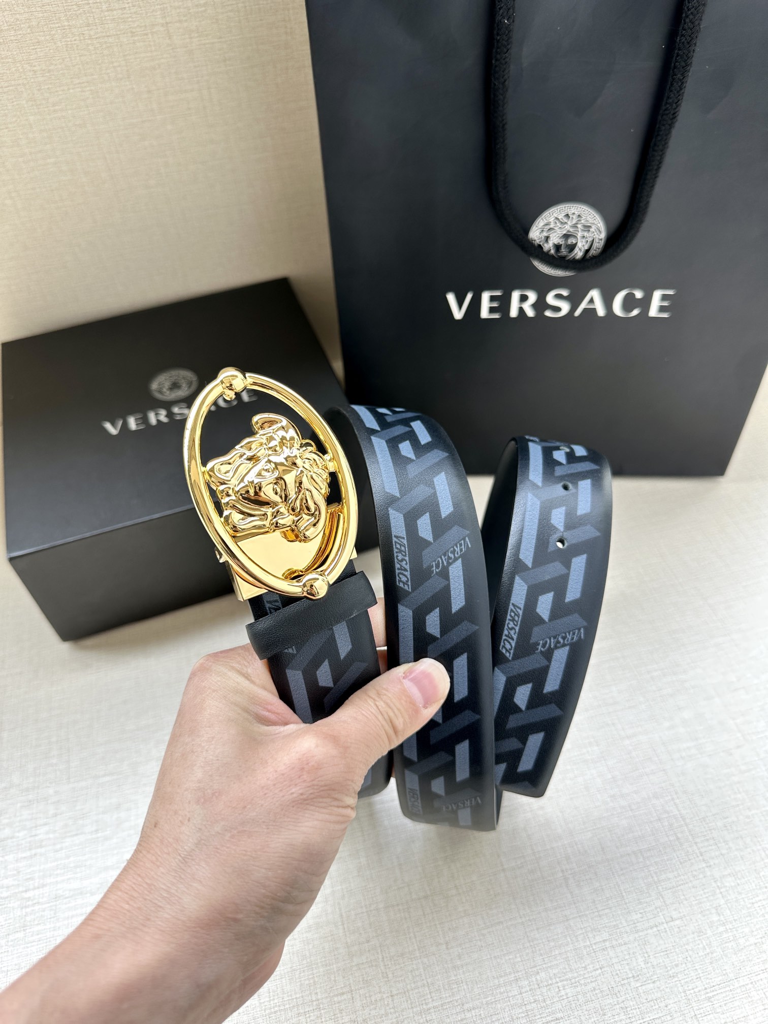 Versace Basic Belt S-m