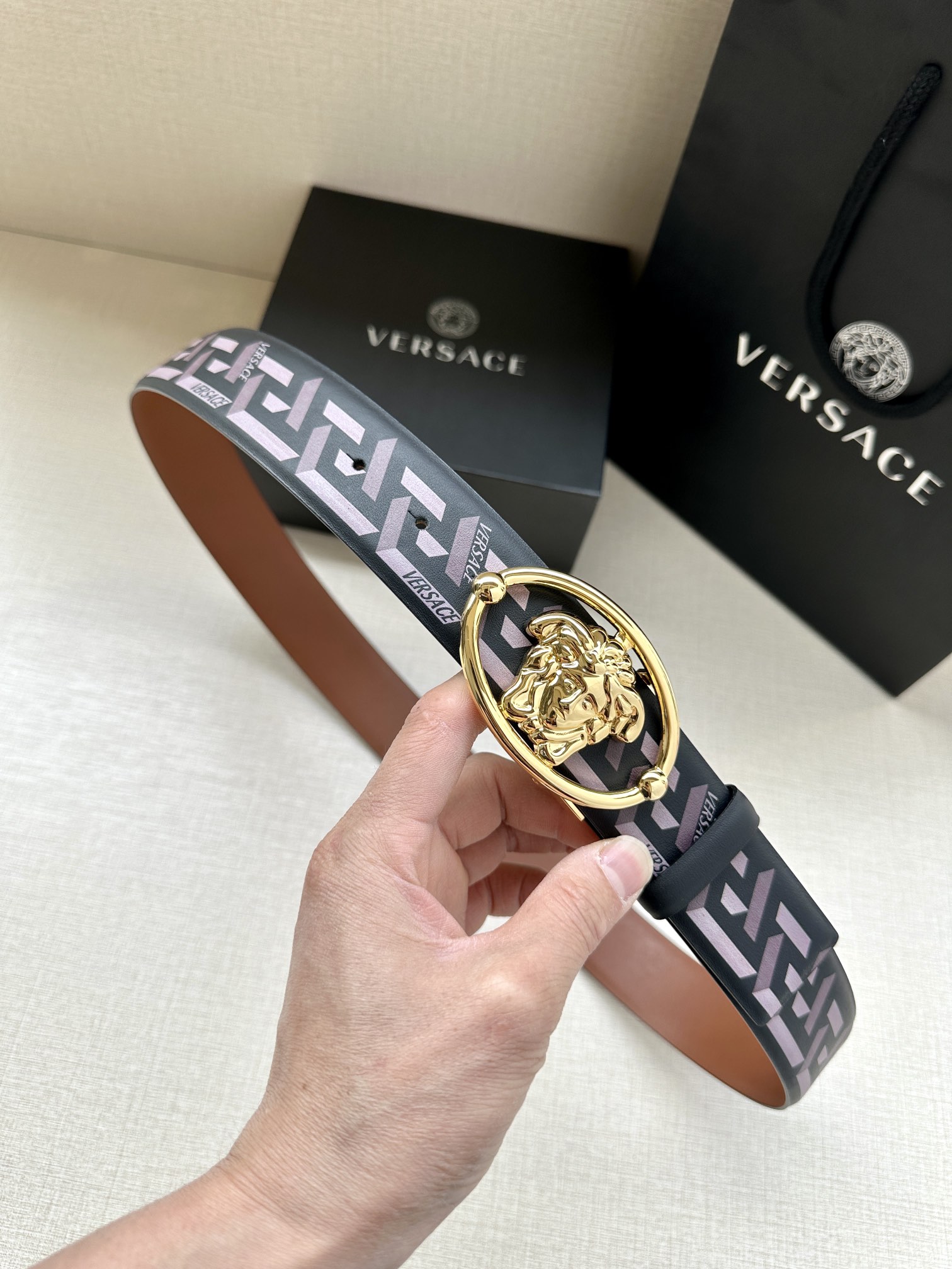 Versace Basic Belt S-m