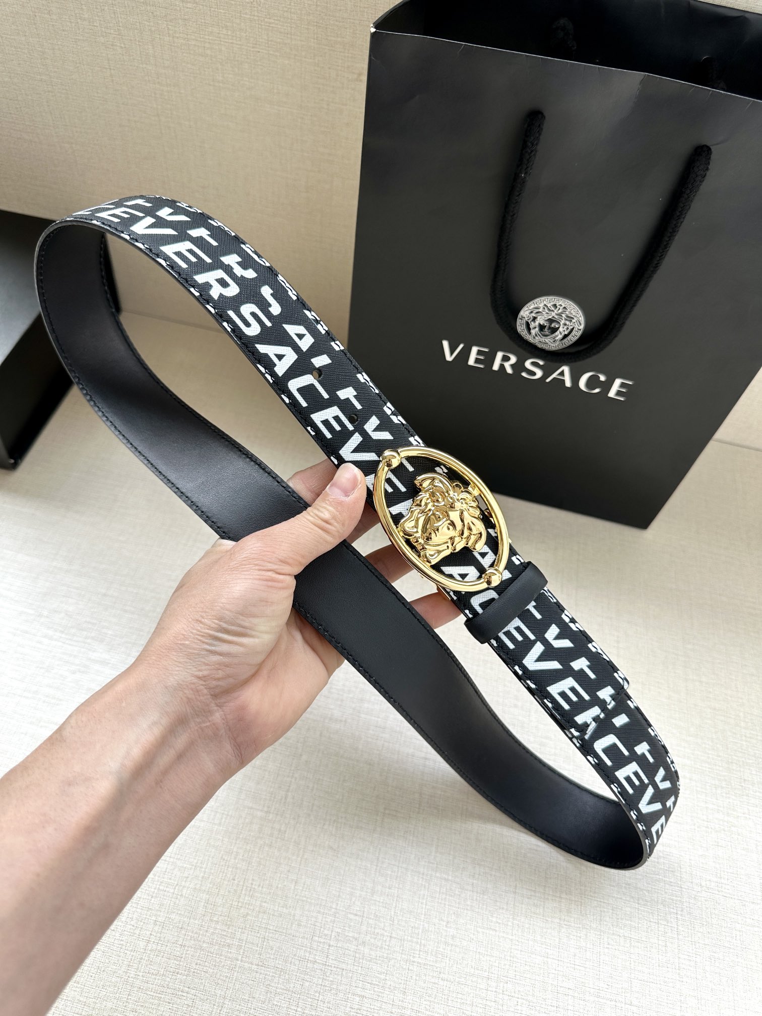 Versace Basic Belt S-m