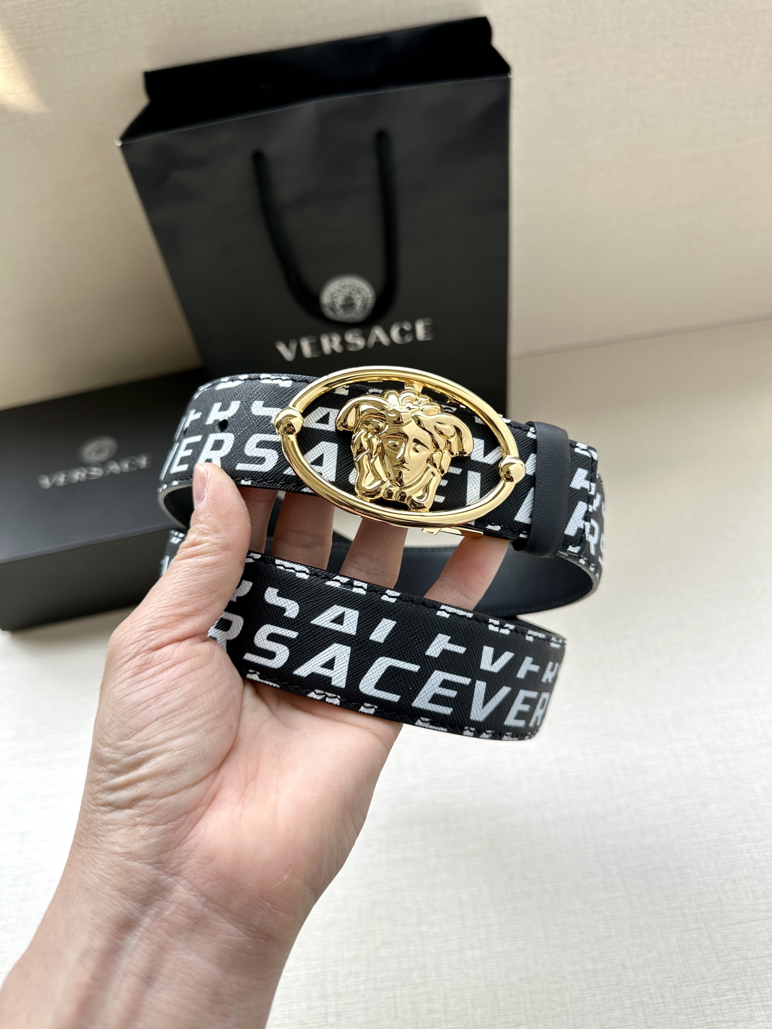 Versace Basic Belt S-m