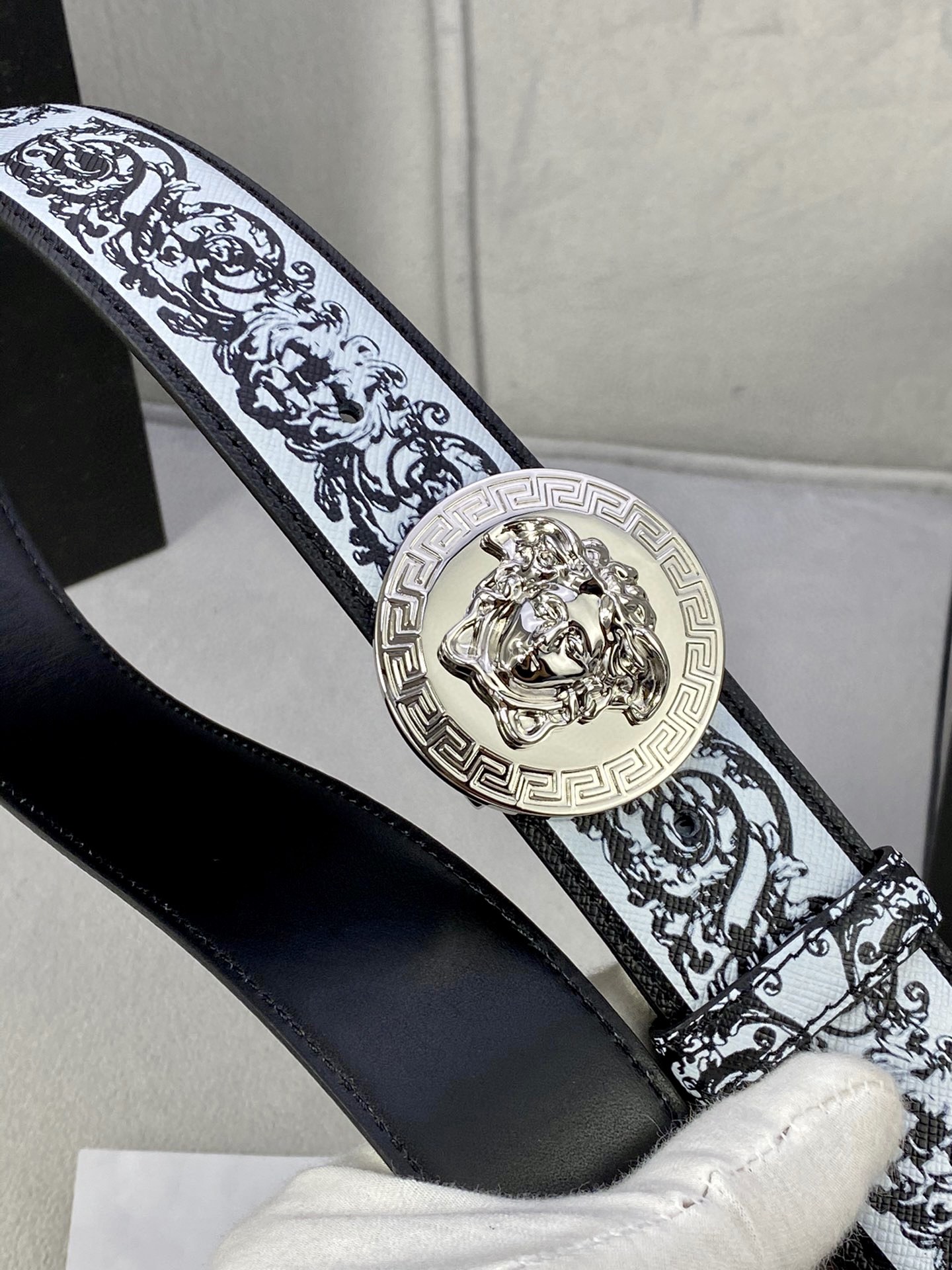 Versace Basic Belt Cow Leather S-m-l