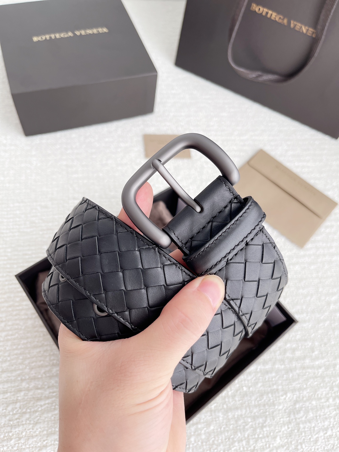 Bottega Veneta Basic Belt Cow Leather M