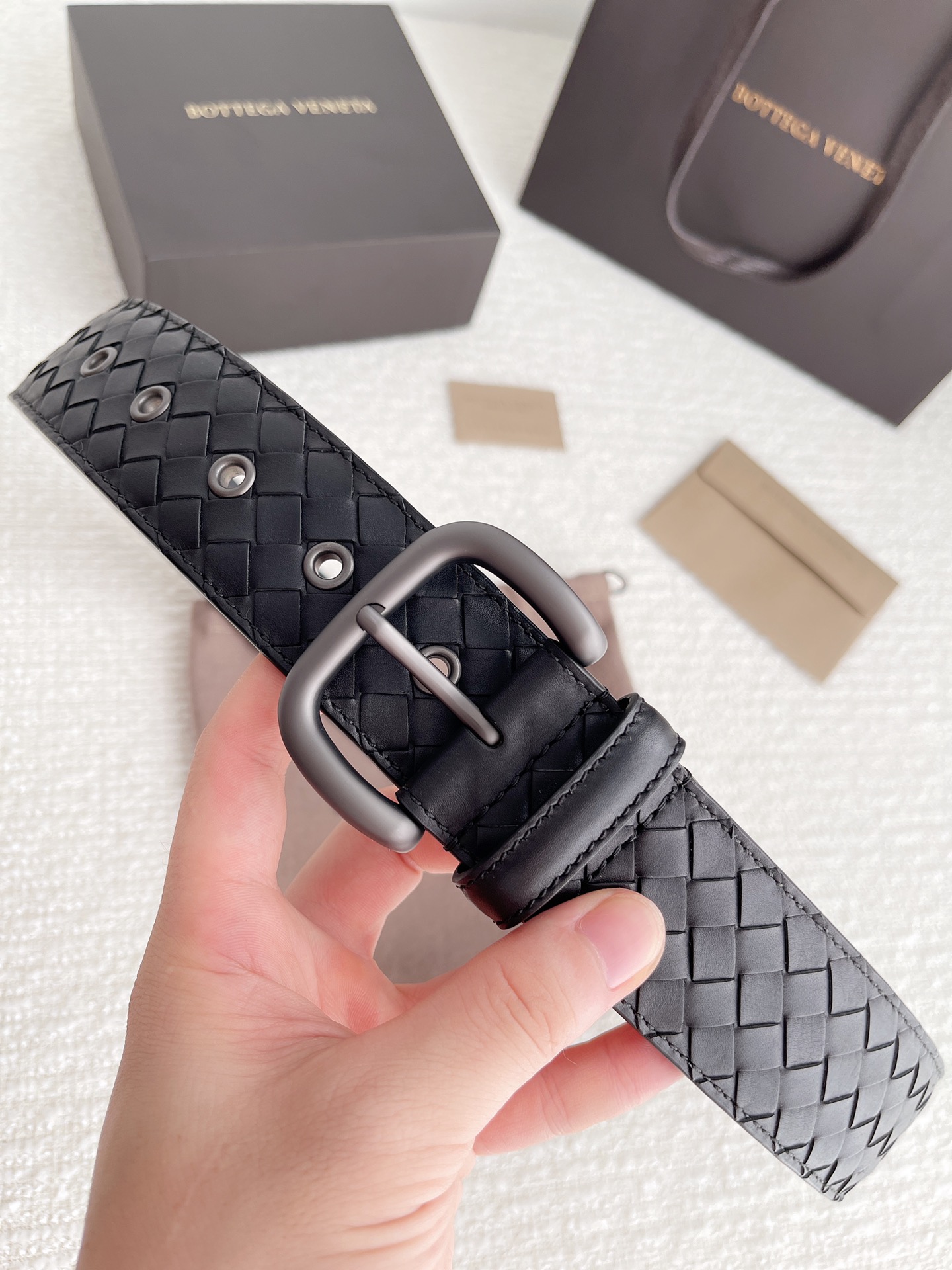 Bottega Veneta Basic Belt Cow Leather M