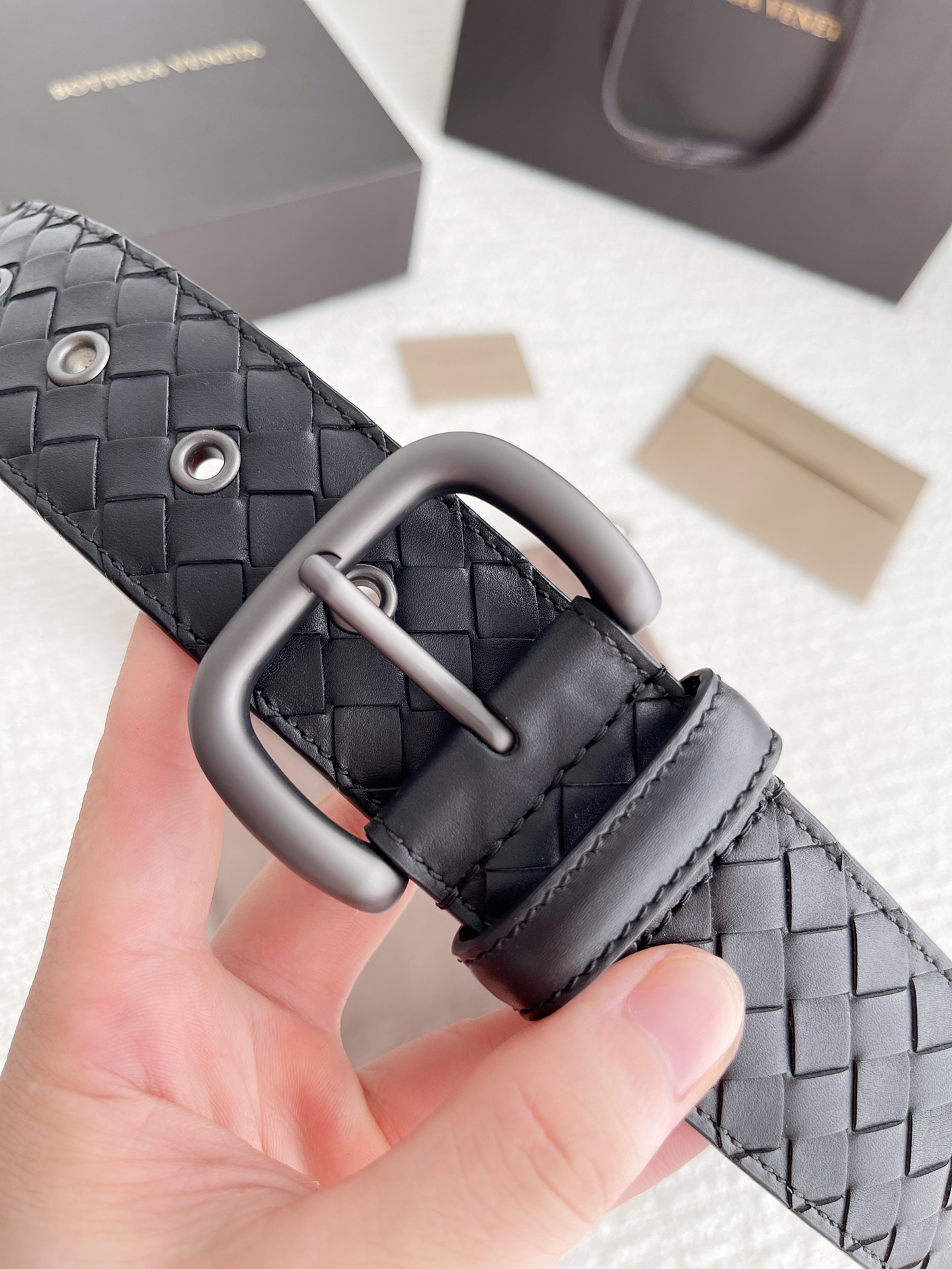 Bottega Veneta Basic Belt Cow Leather M