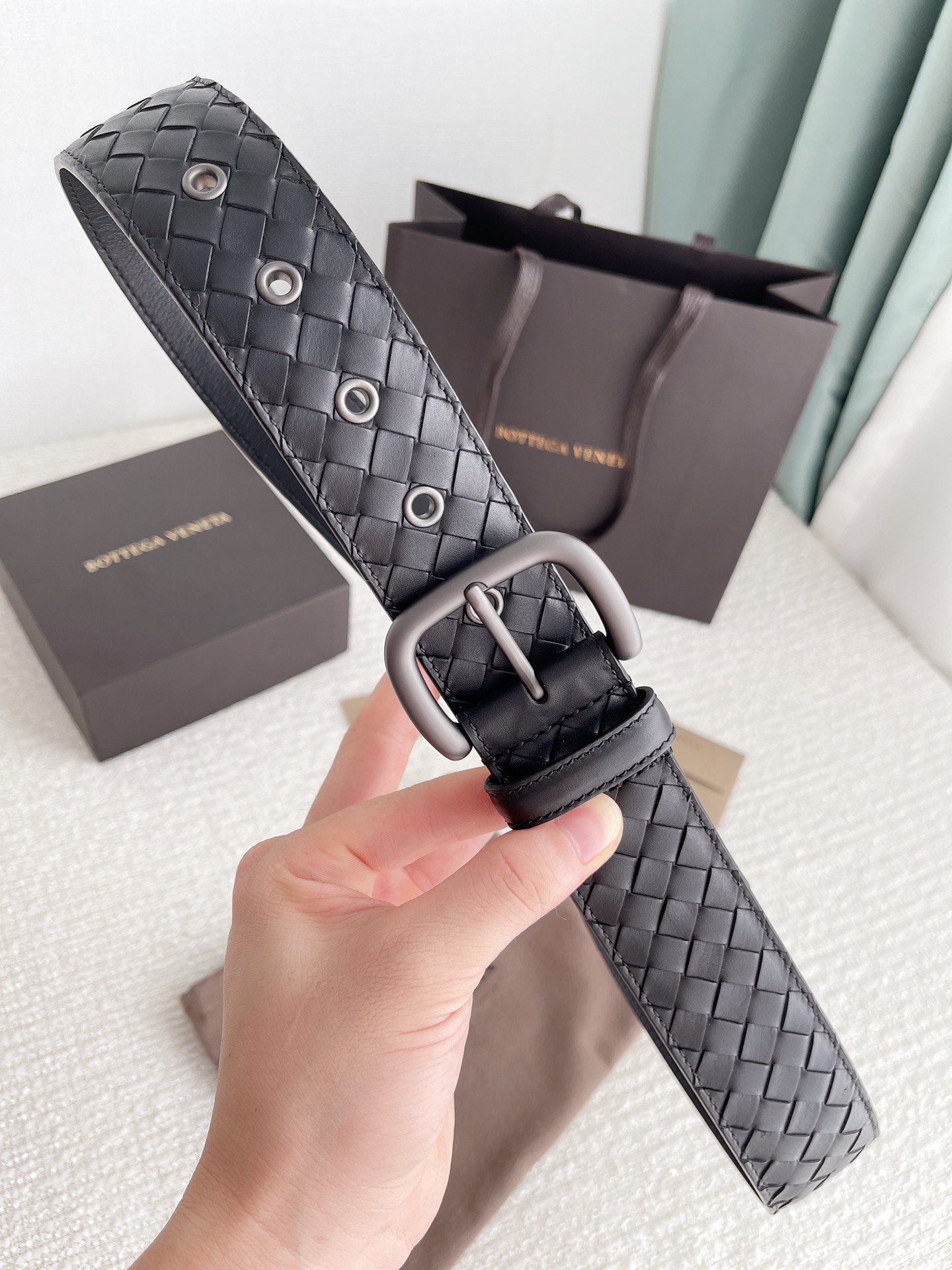 Bottega Veneta Basic Belt Cow Leather M