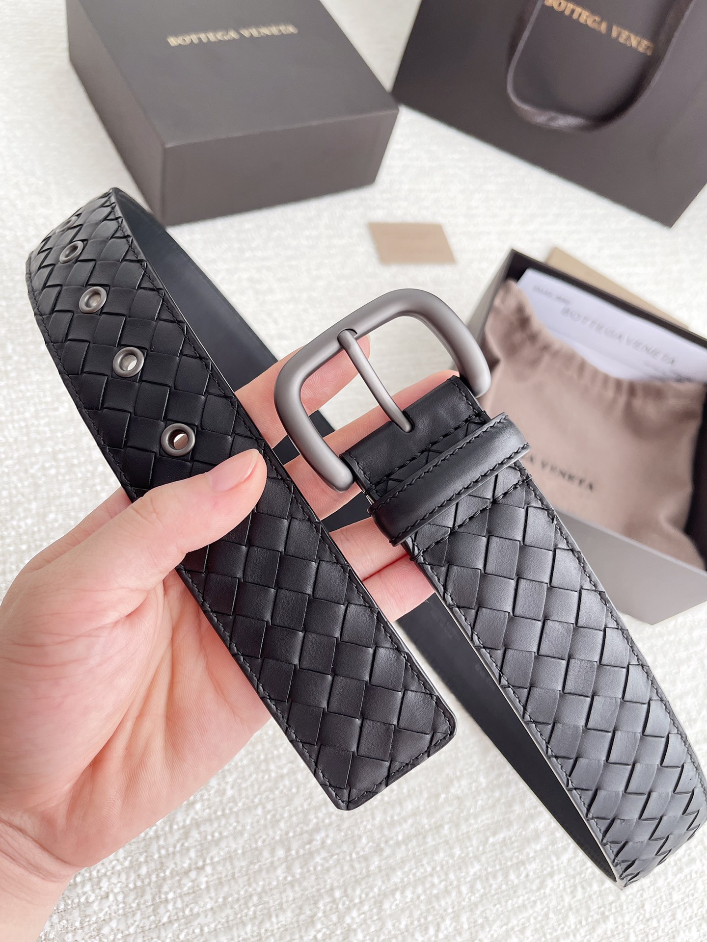 Bottega Veneta Basic Belt Cow Leather M