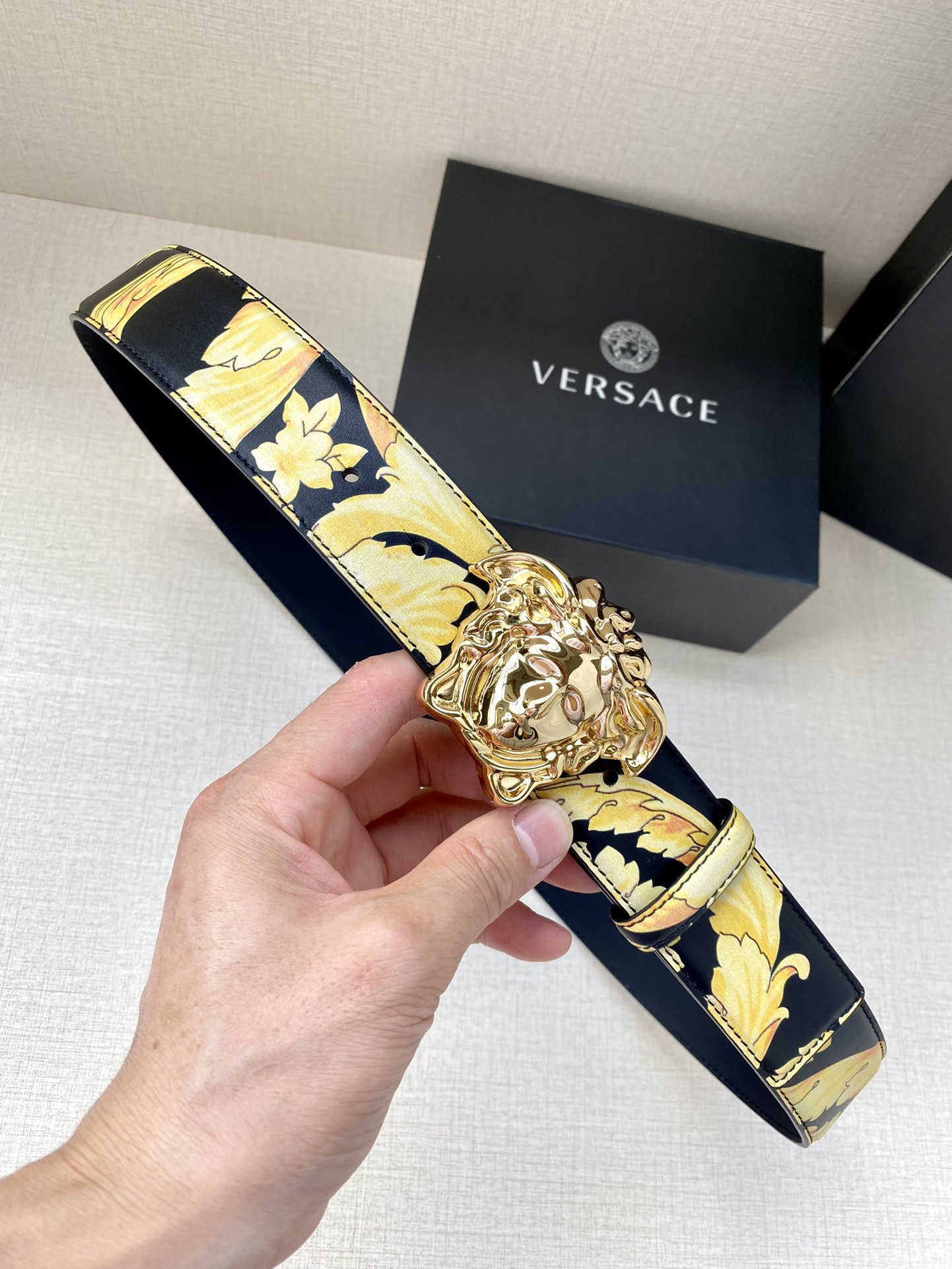 Versace Basic Belt Black S-m-l