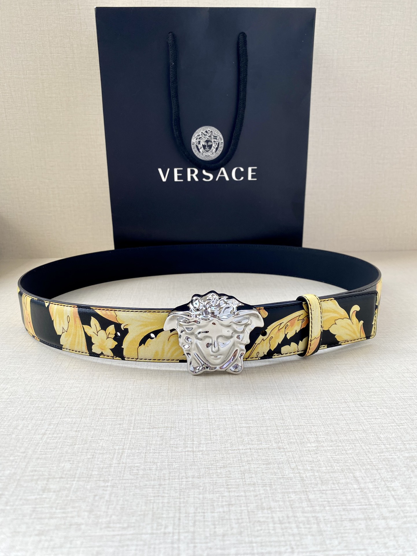Versace Basic Belt Black S-m-l