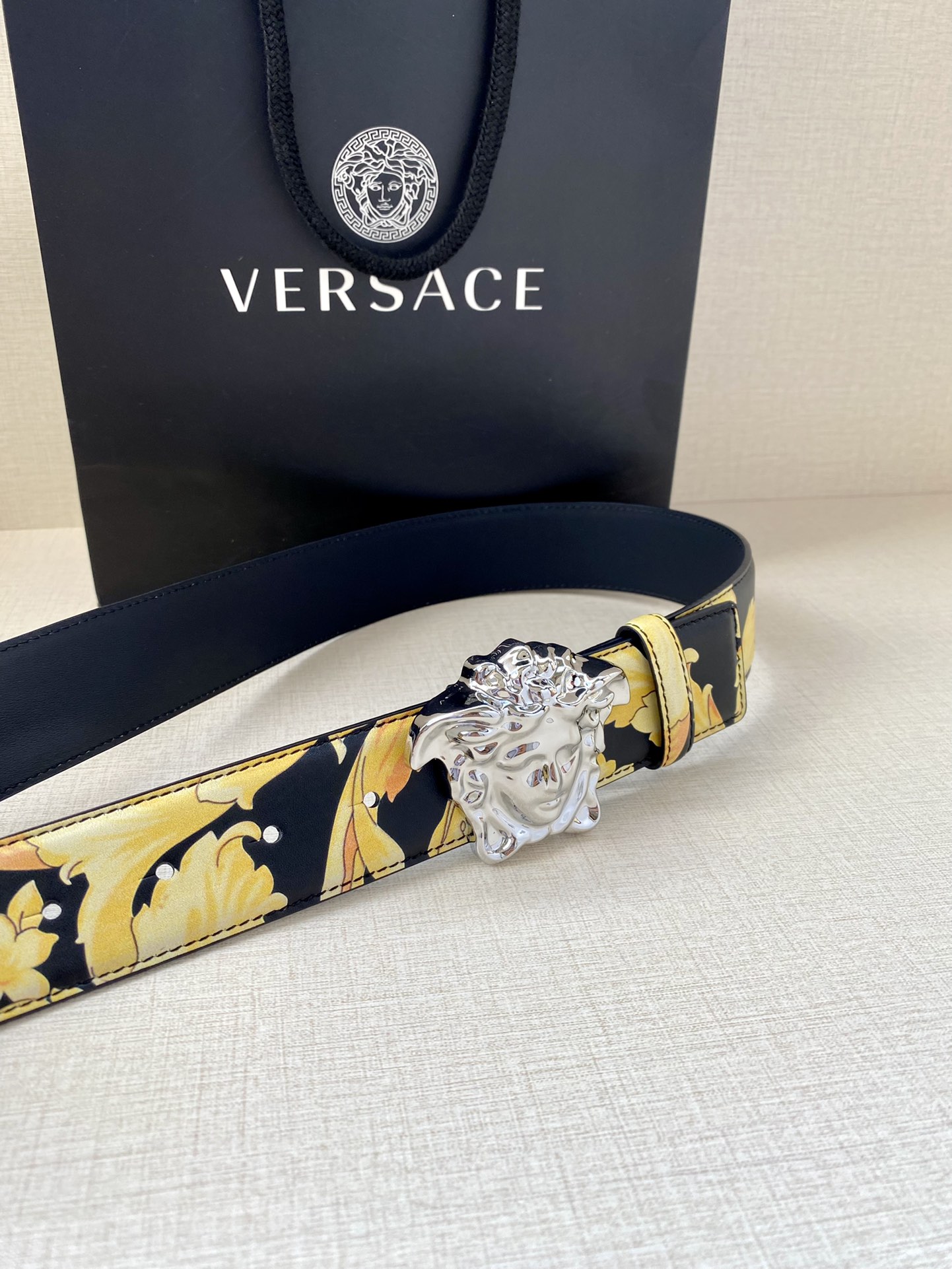 Versace Basic Belt Black S-m-l