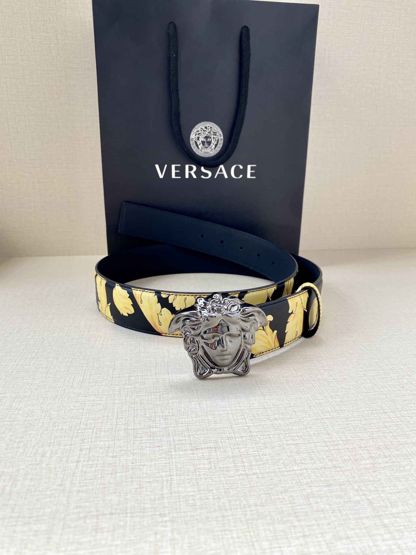 Versace Basic Belt Black S-m-l