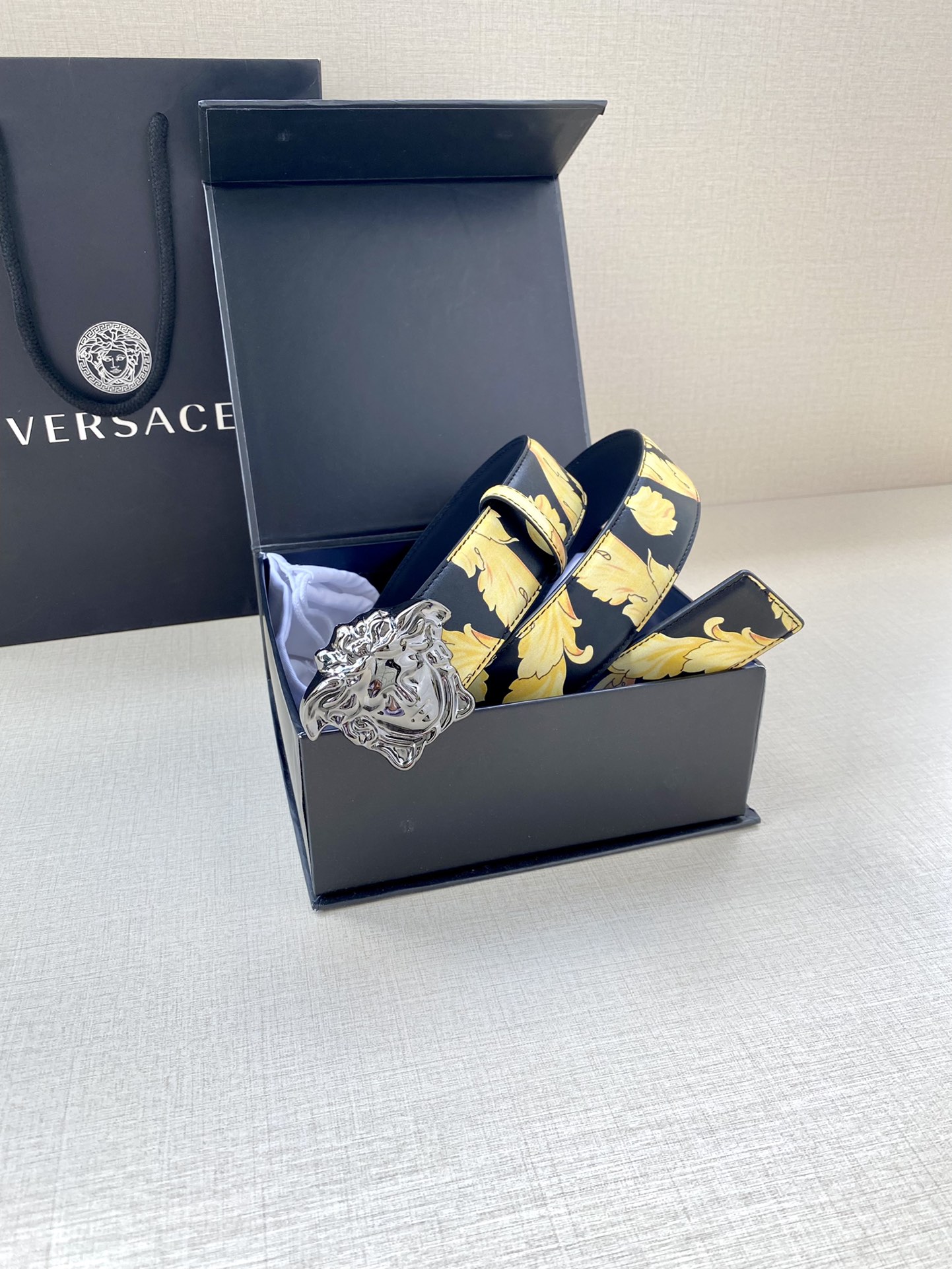 Versace Basic Belt Black S-m-l