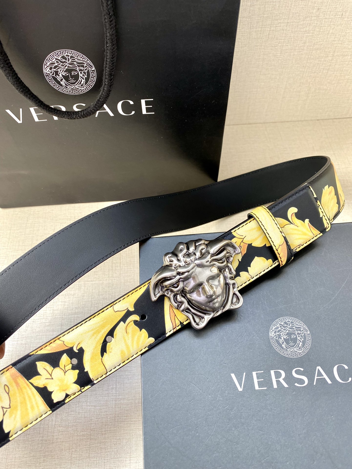 Versace Basic Belt Black S-m-l