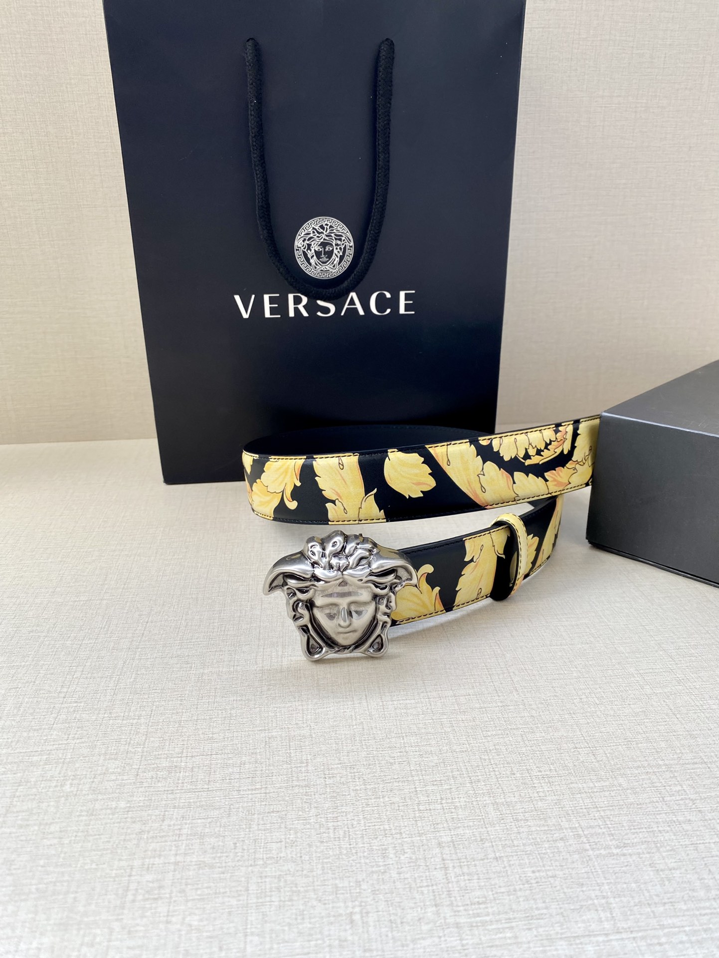 Versace Basic Belt Black S-m-l