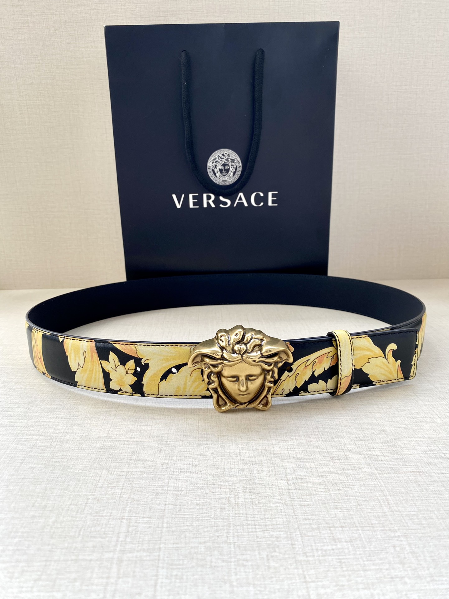 Versace Basic Belt Black S-m-l