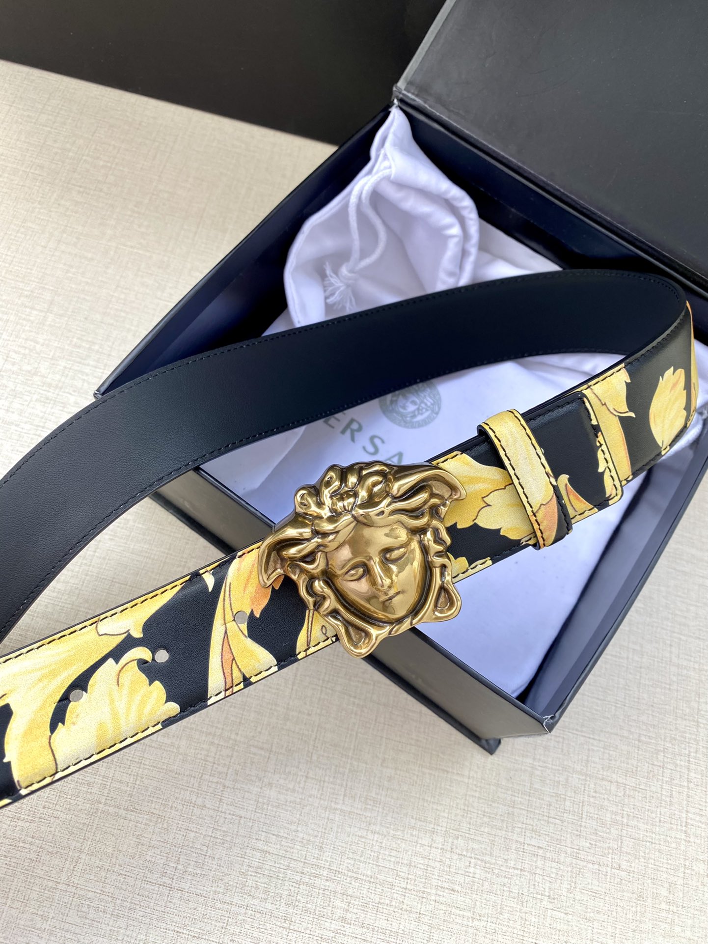 Versace Basic Belt Black S-m-l