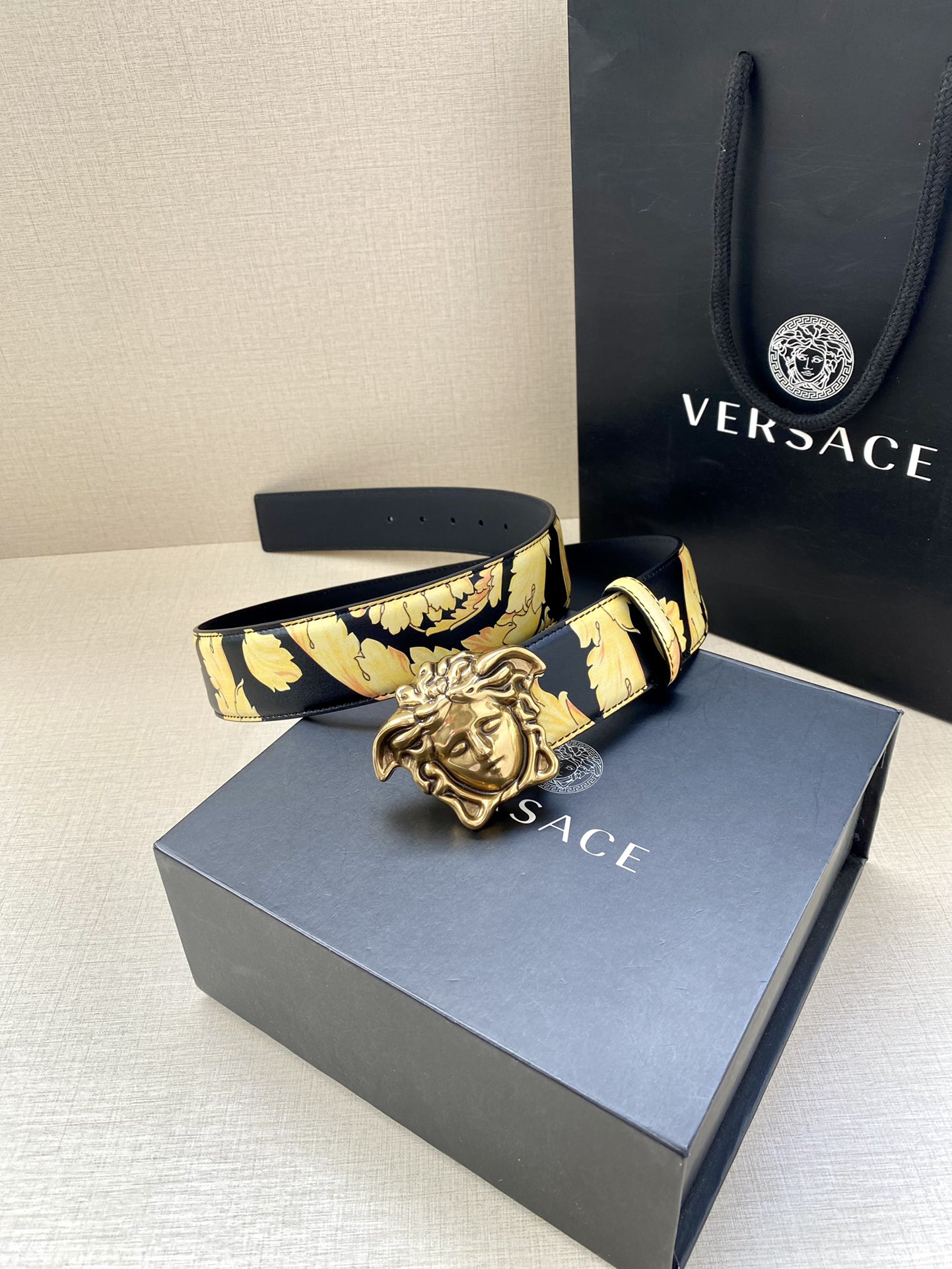 Versace Basic Belt Black S-m-l