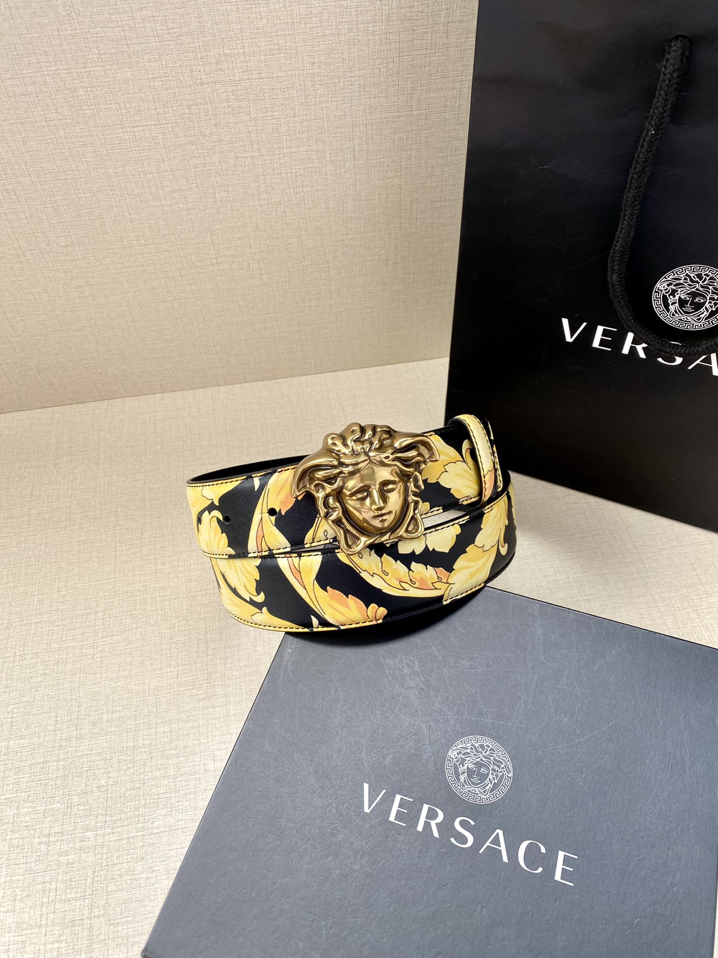 Versace Basic Belt Black S-m-l