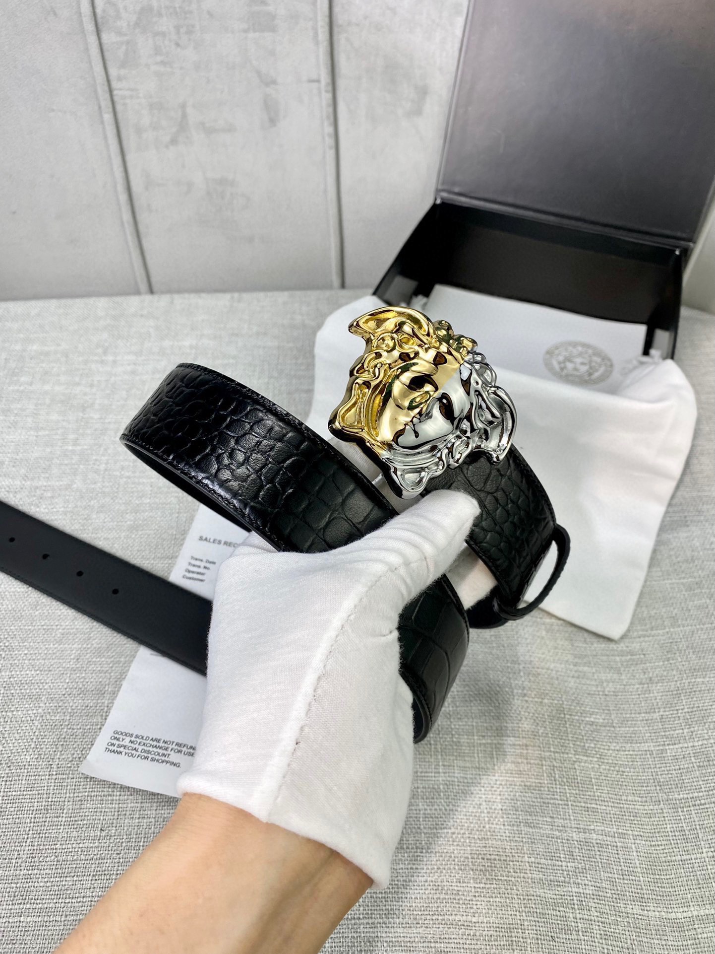 Versace Male Basic Belt S-m