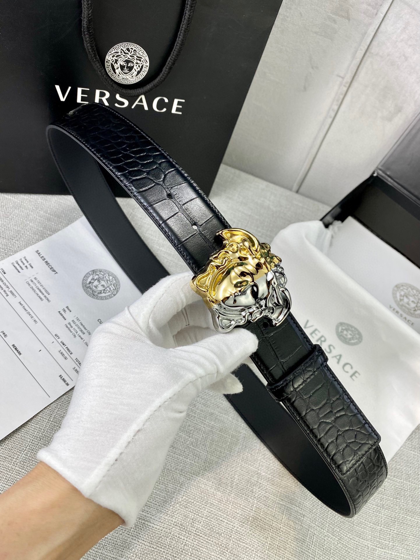 Versace Male Basic Belt S-m