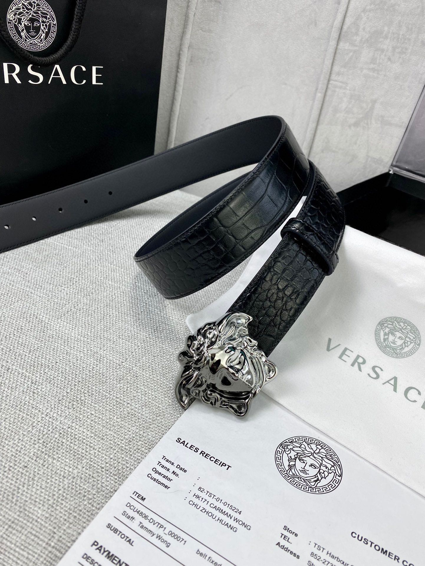 Versace Male Basic Belt S-m