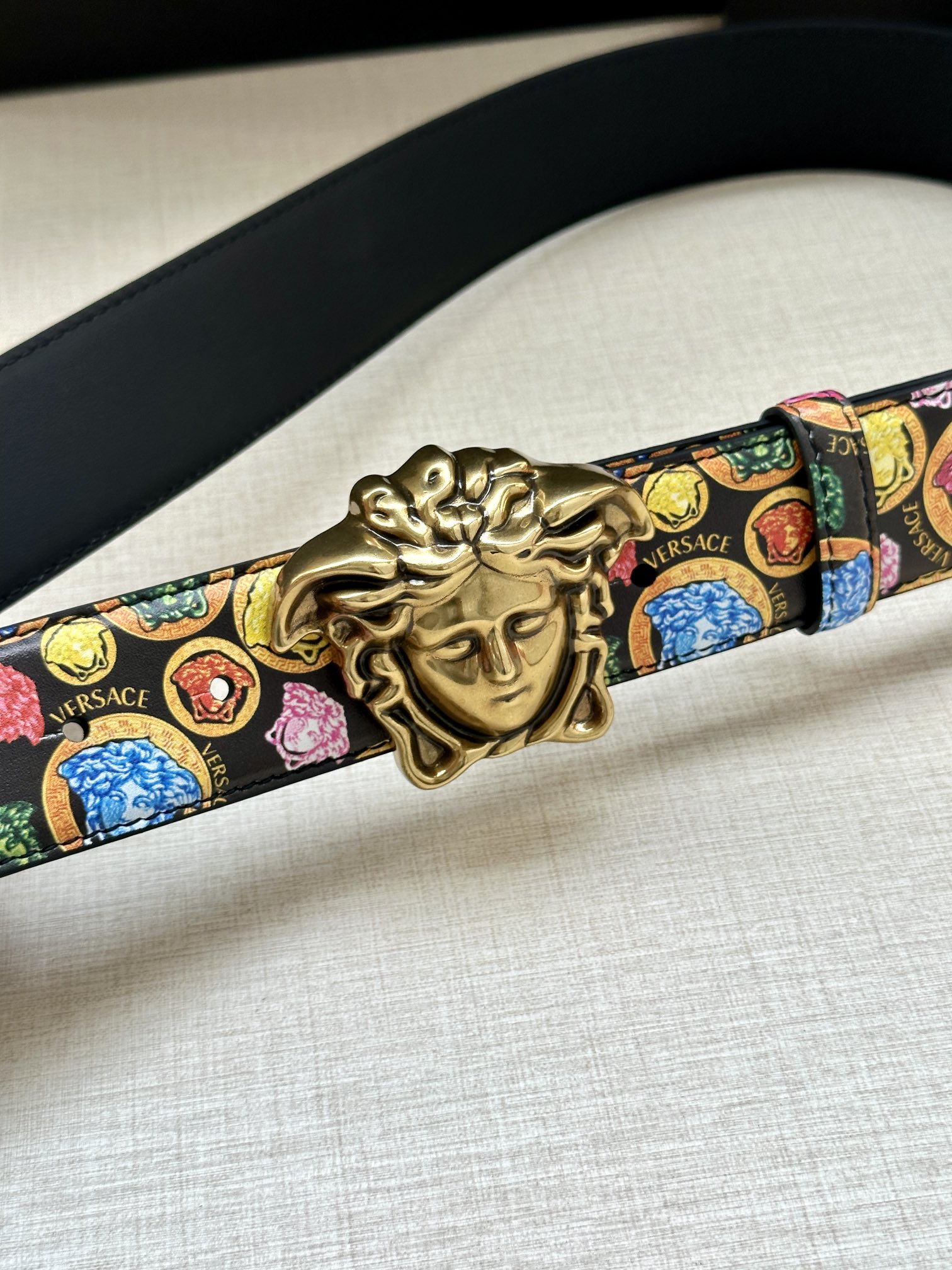 Versace Basic Belt Cow Leather S-m-l