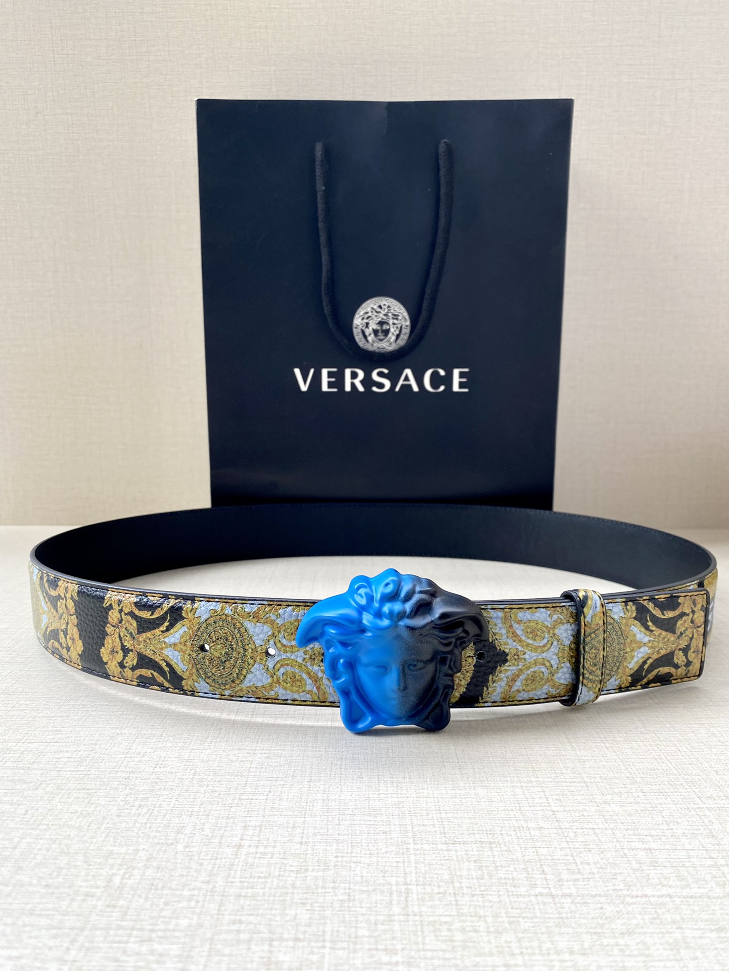 Versace Basic Belt Cow Leather S-m-l