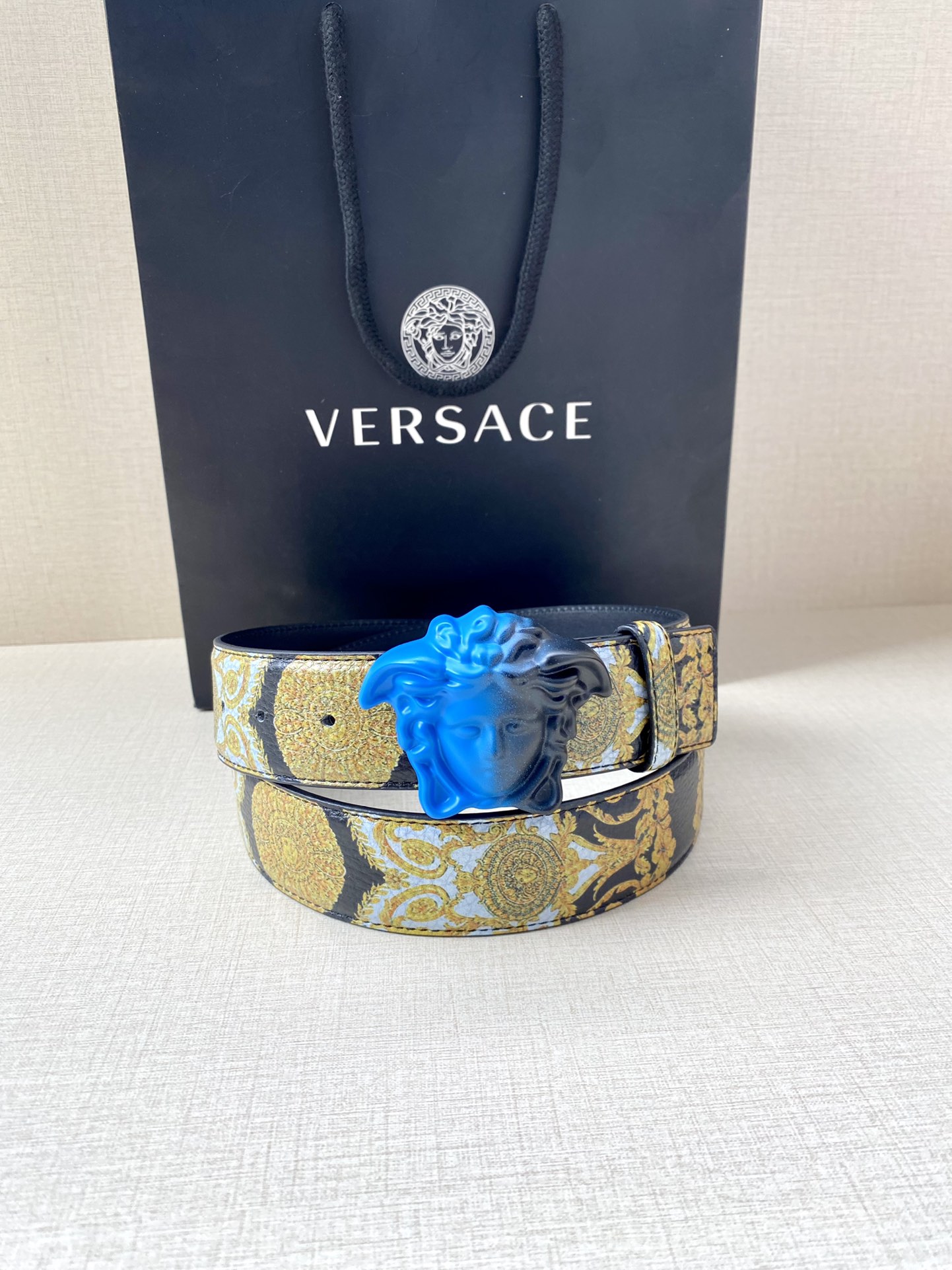 Versace Basic Belt Cow Leather S-m-l