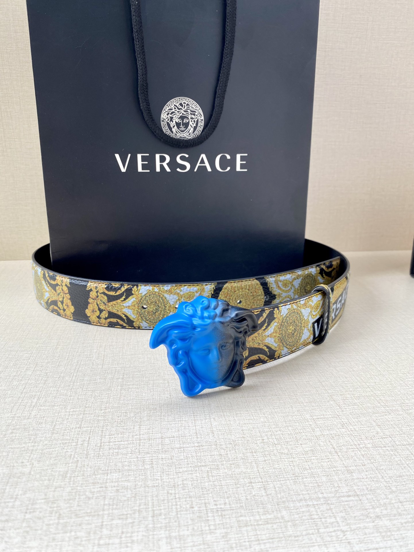 Versace Basic Belt Cow Leather S-m-l