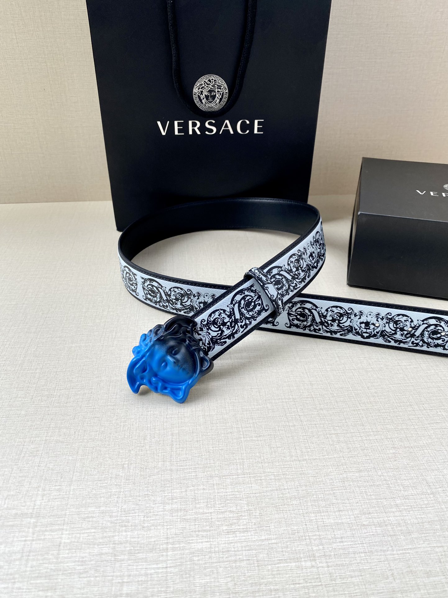 Versace Basic Belt Cow Leather S-m-l